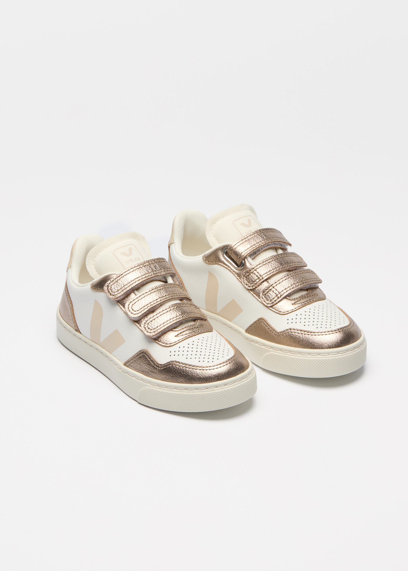 VEJA small V-90 white sable bronze