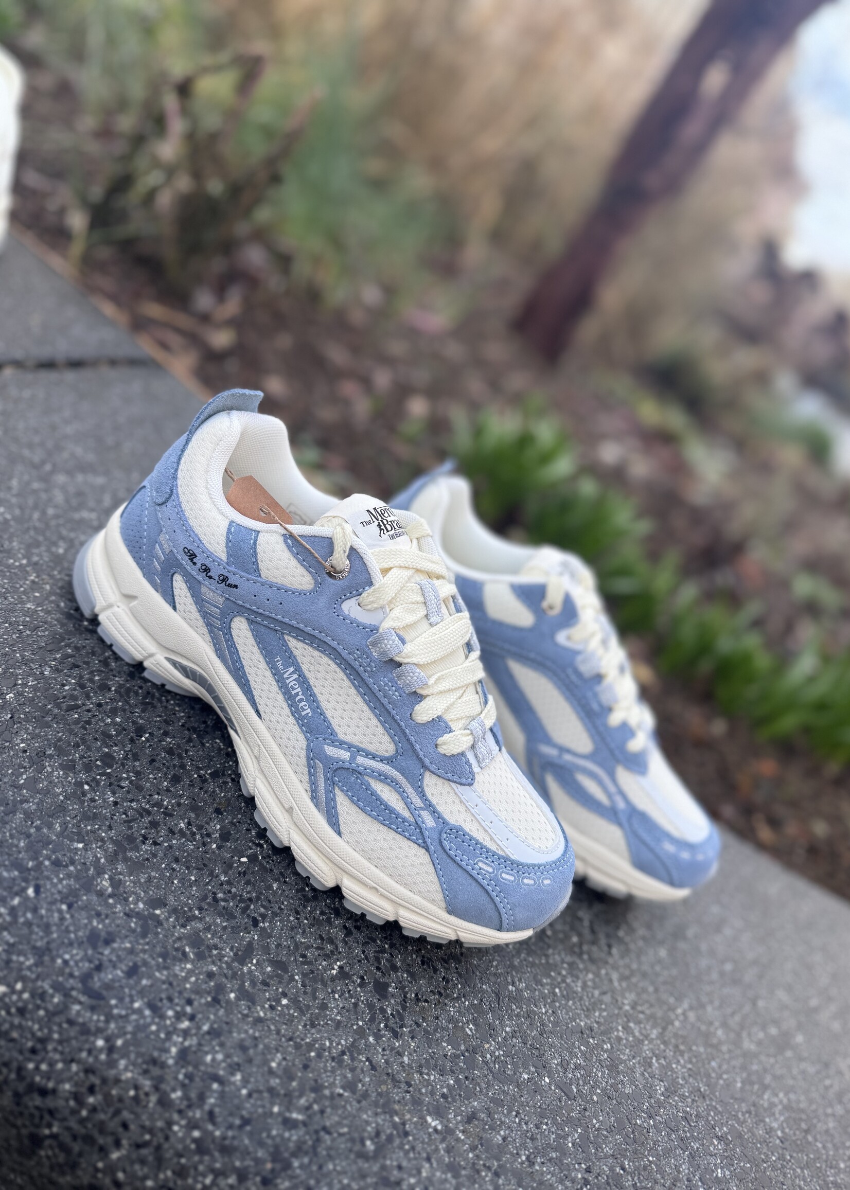 Mercer Re-Run  vintage suede Ice