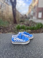 Vans old skool theory checkerboard bright azure