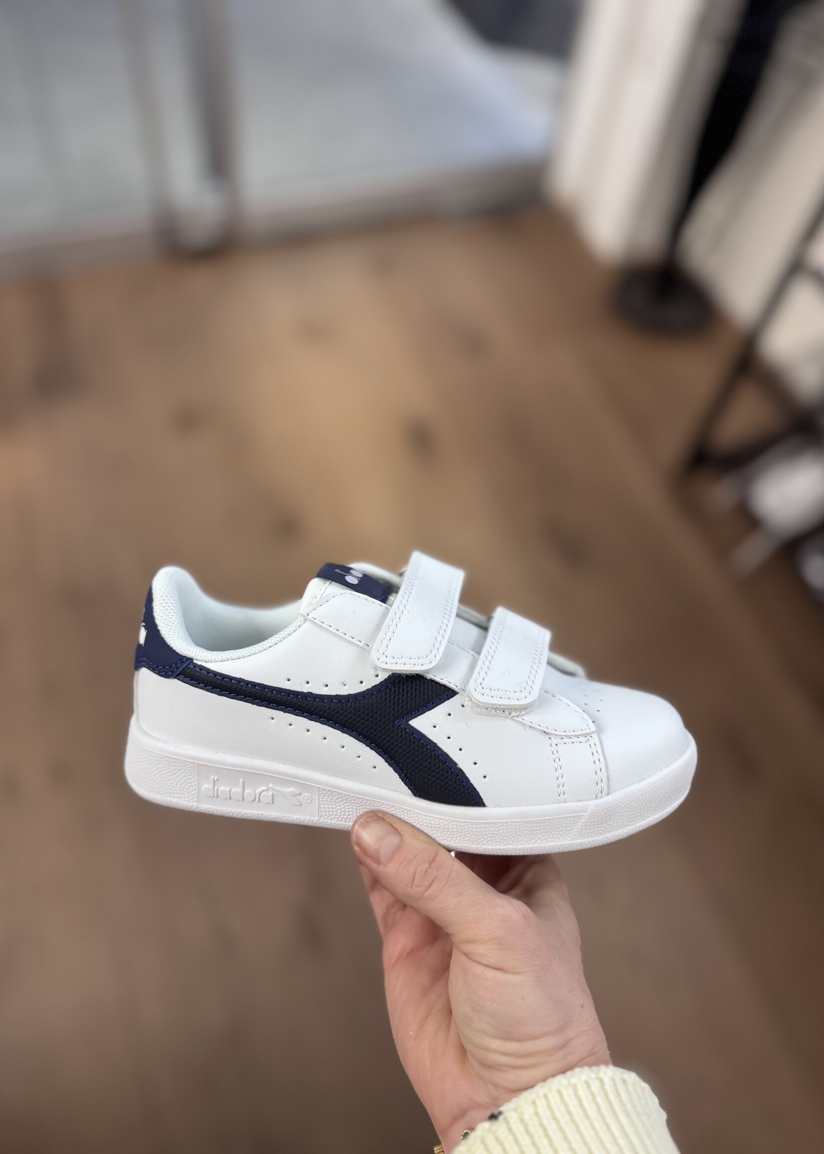 Diadora game p camo white/blue estate/white