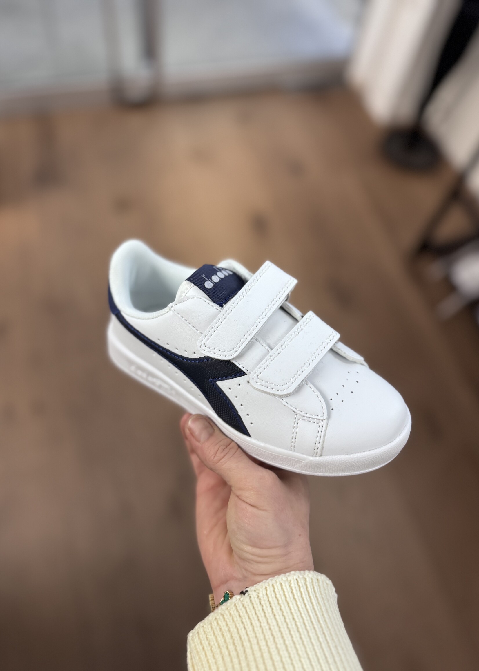 Diadora game p camo white/blue estate/white