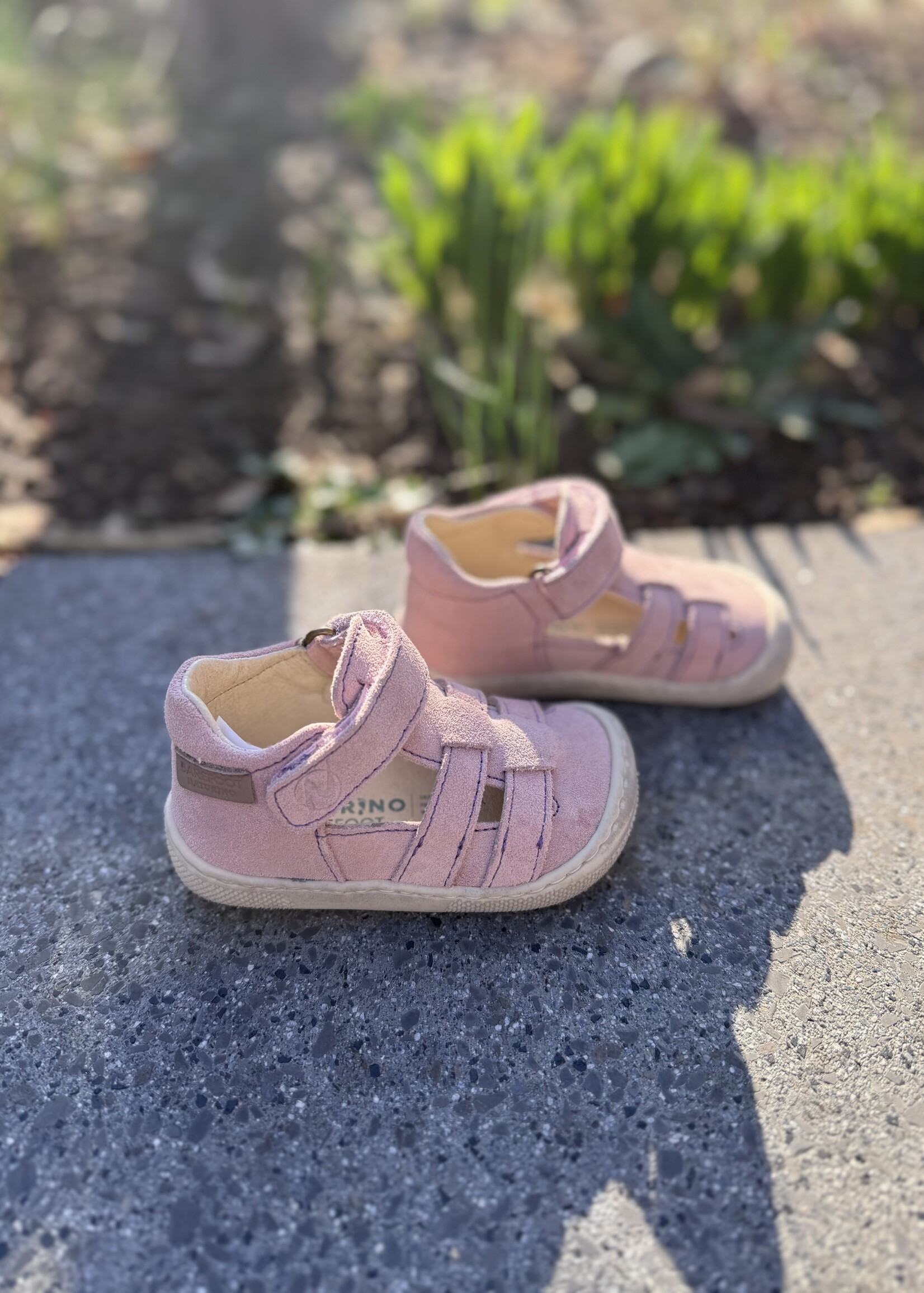 Naturino Fildi barefoot suede pink lilac