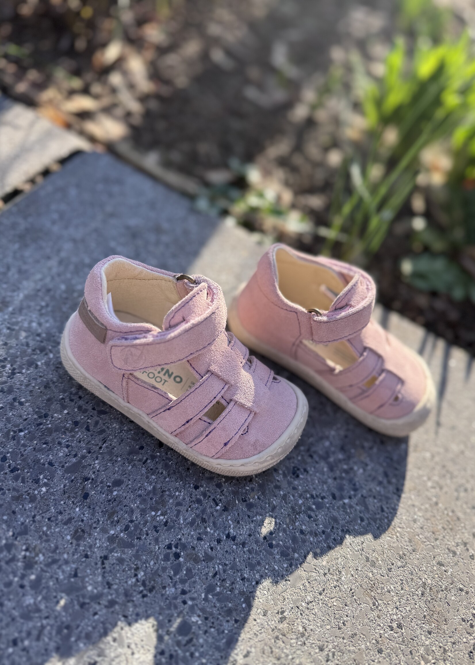 Naturino Fildi barefoot suede pink lilac