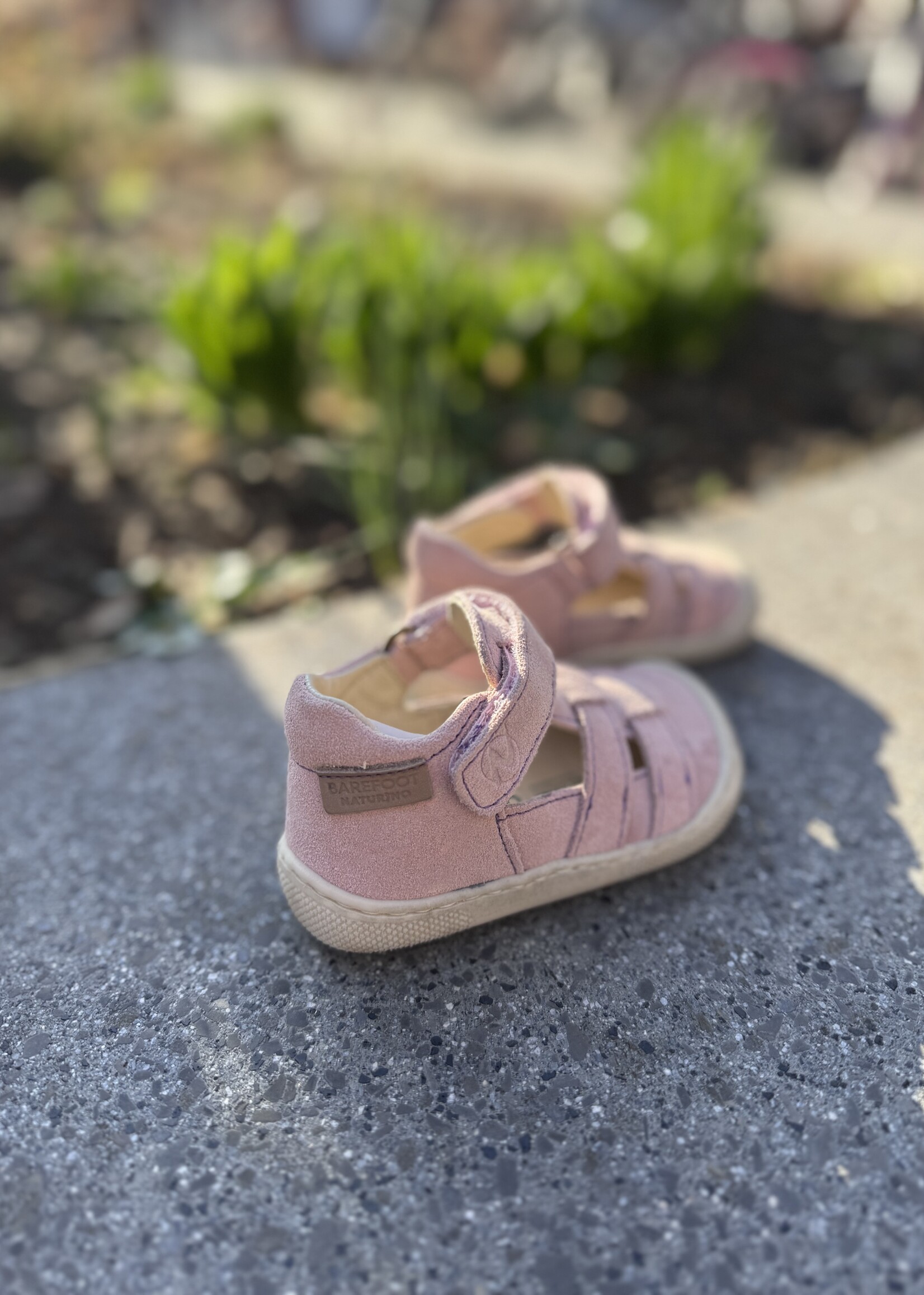 Naturino Fildi barefoot suede pink lilac