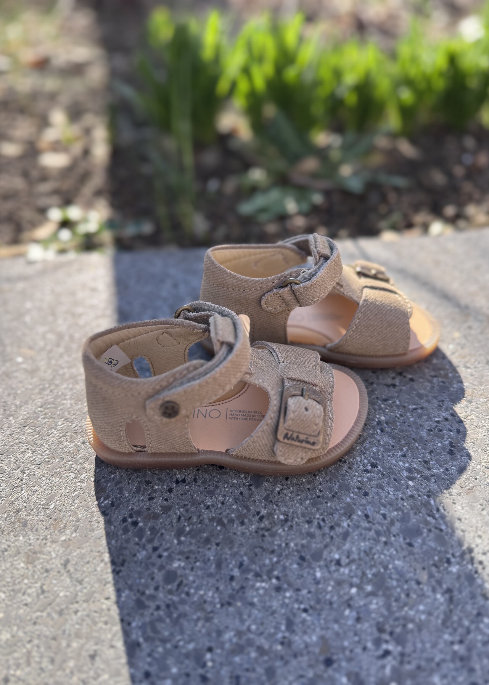 Naturino Quarzo suede denim sand