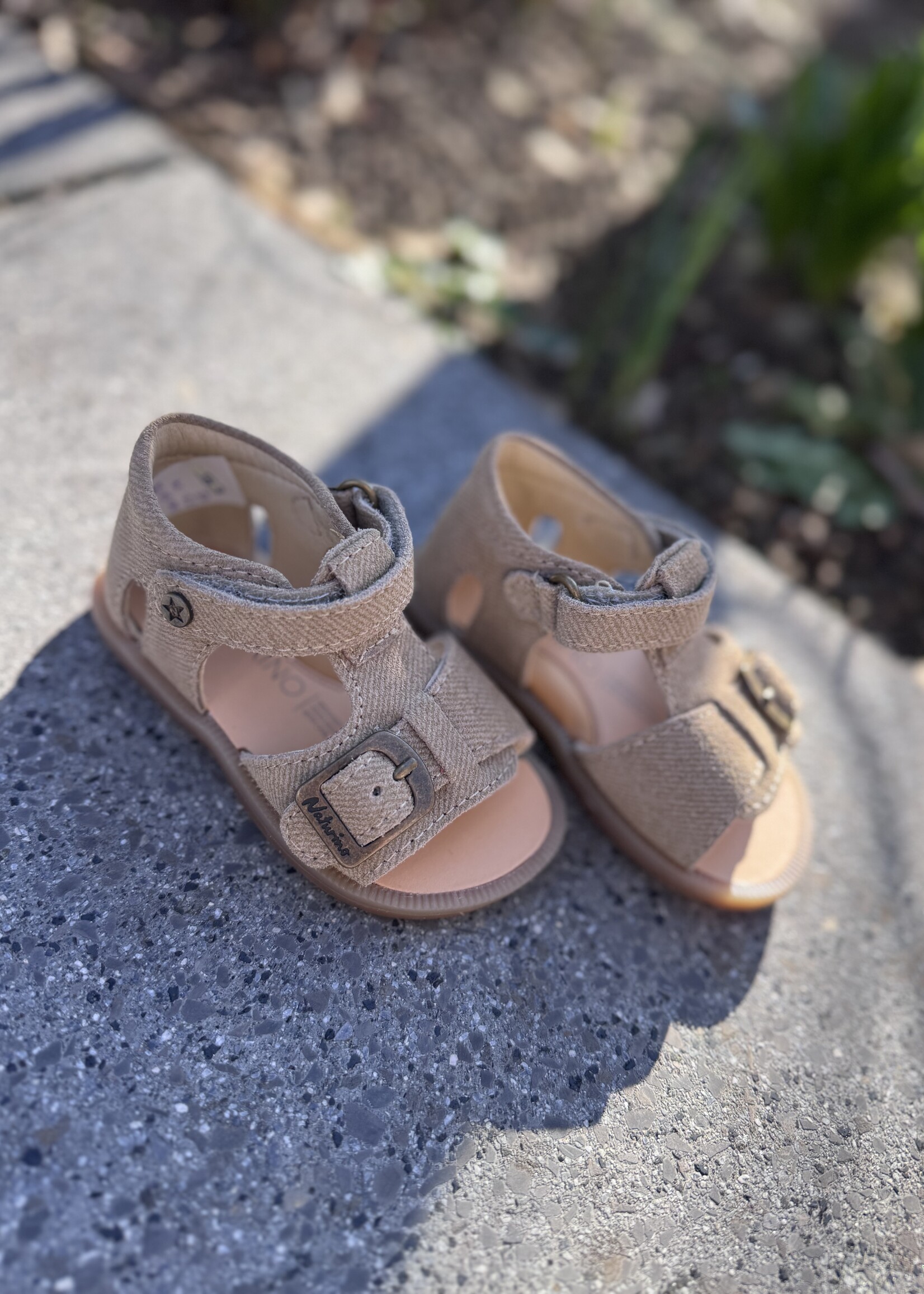 Naturino Quarzo suede denim sand