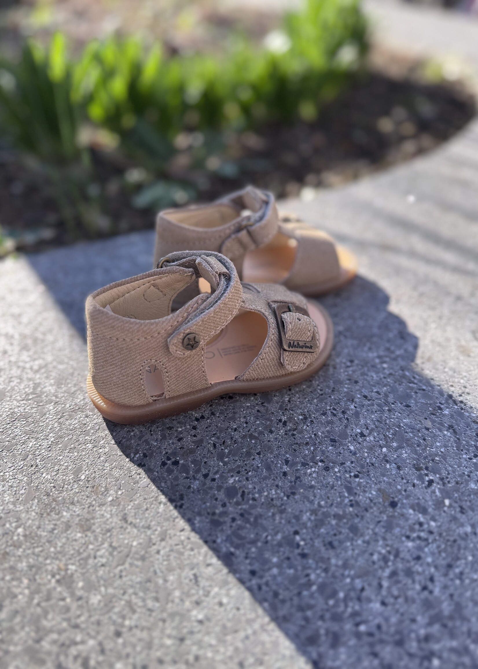 Naturino Quarzo suede denim sand