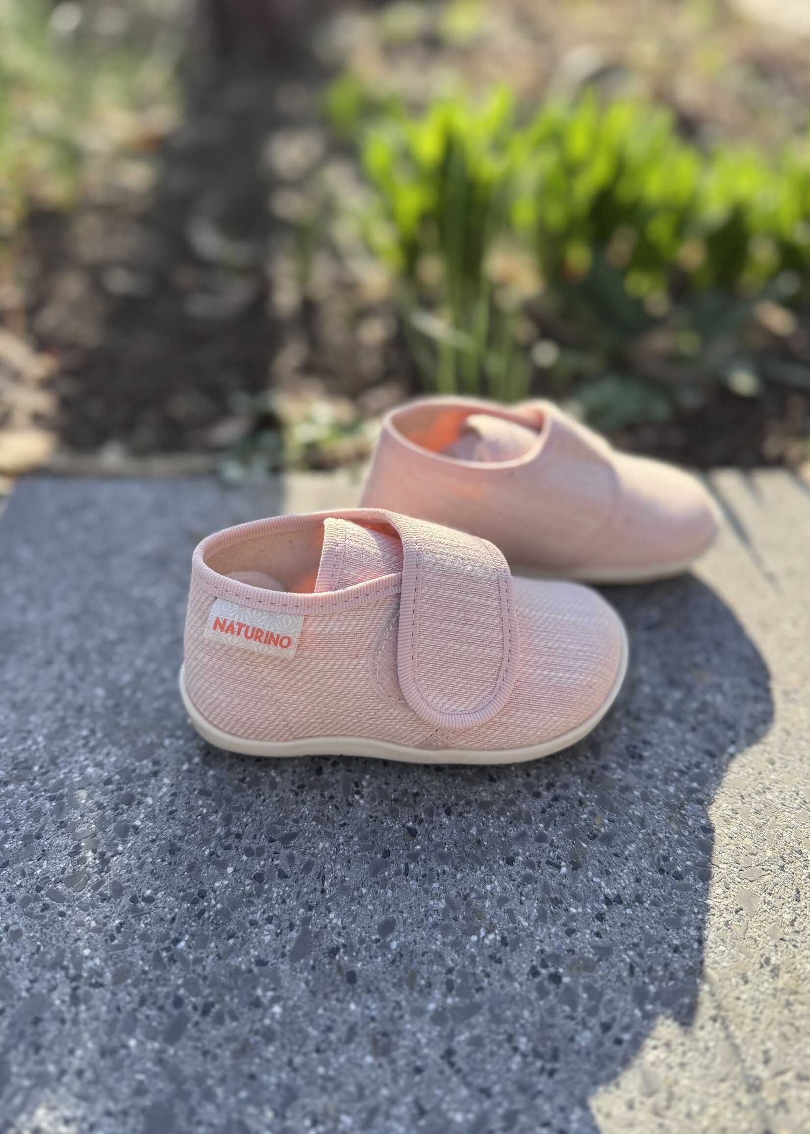 Naturino Home canvas striated cipria