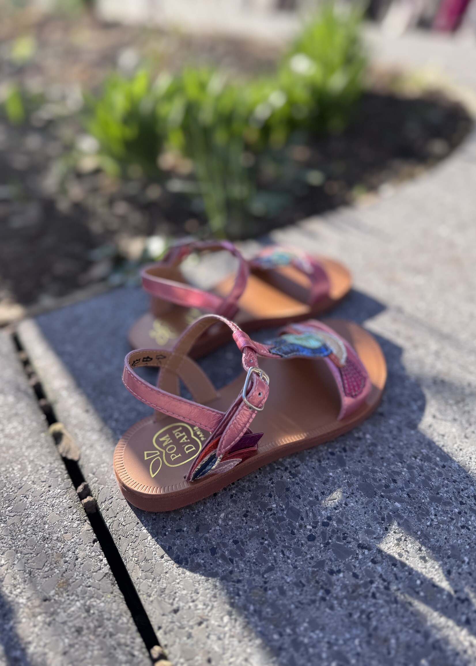 Pom d'api  plagette colibri laminato pink