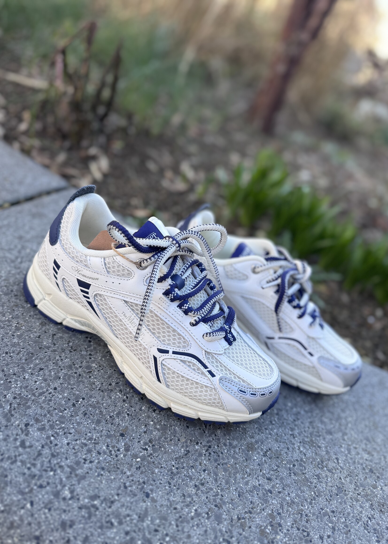 Mercer Re-Run baseball white/blue