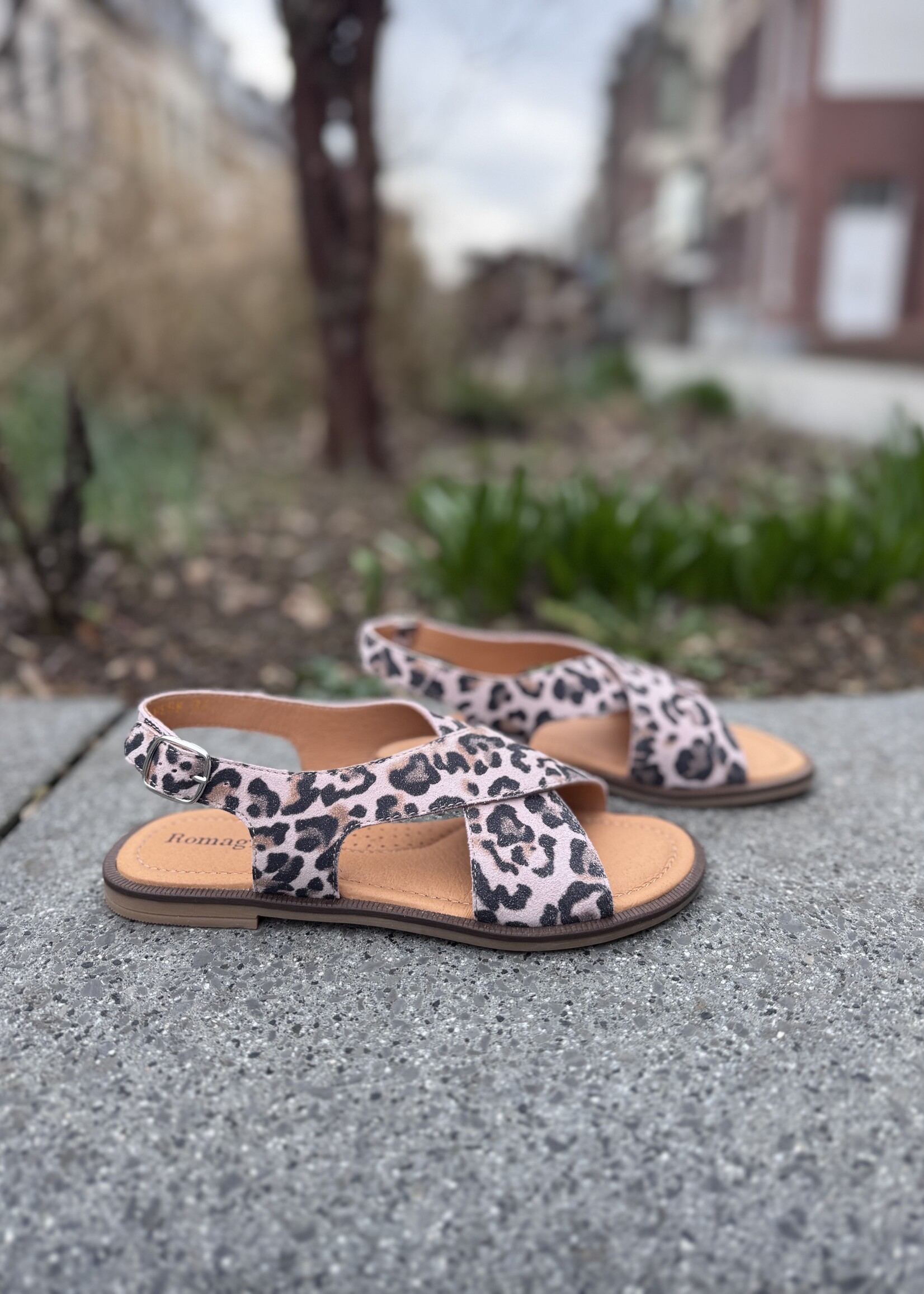 Romagnoli 8958R016 sandaal leopard