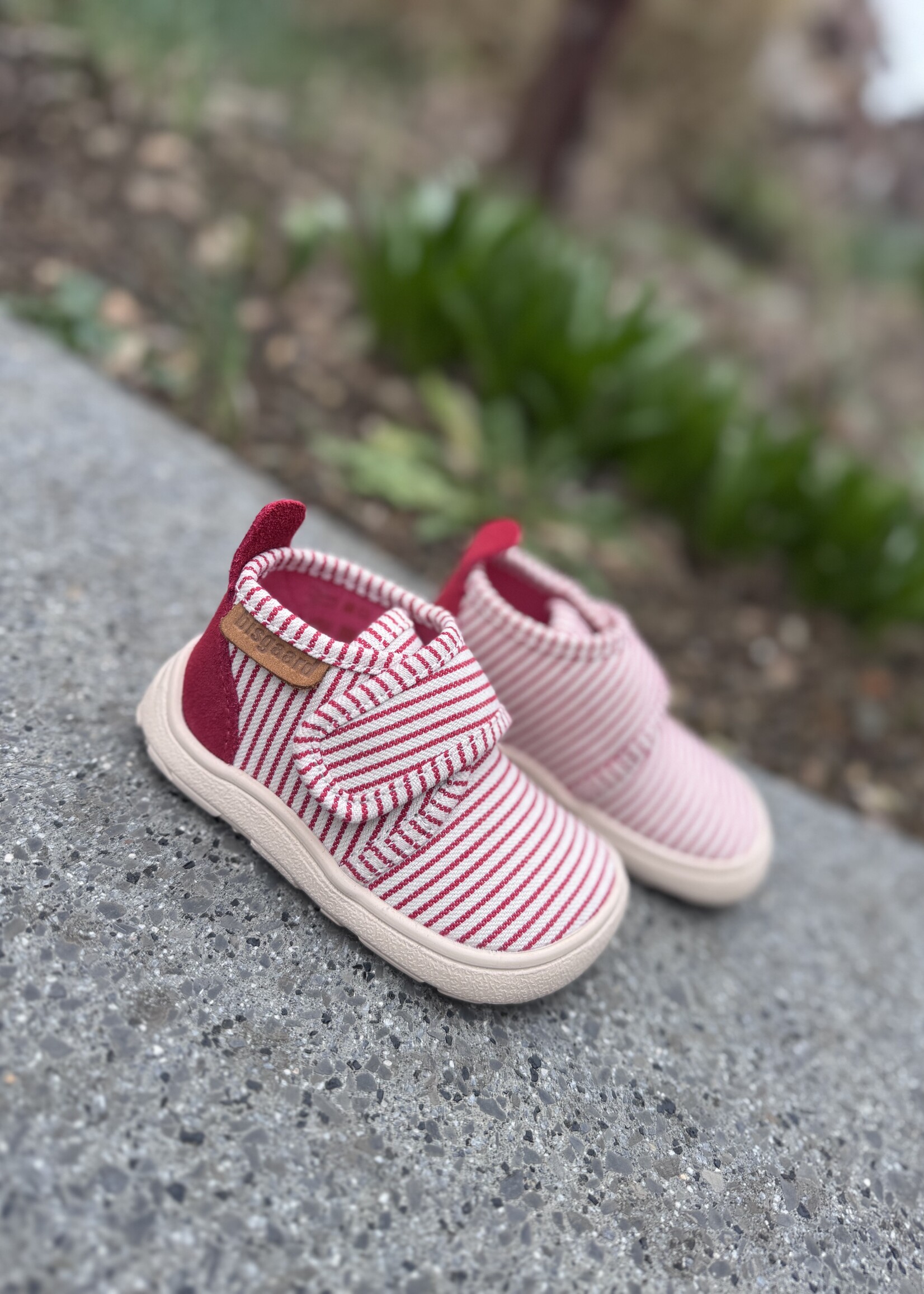 Bisgaard 14102 pantoffel barefoot sailor red