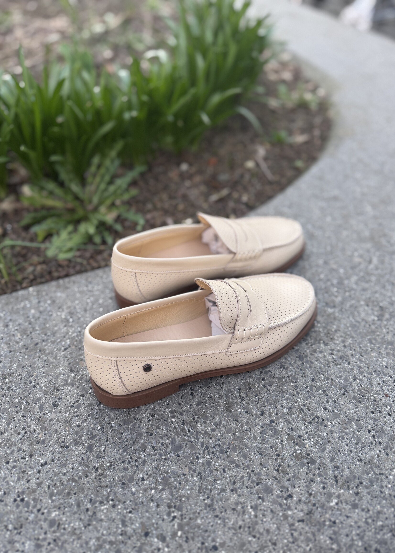 Confetti 6422-8 mocassin beige perf