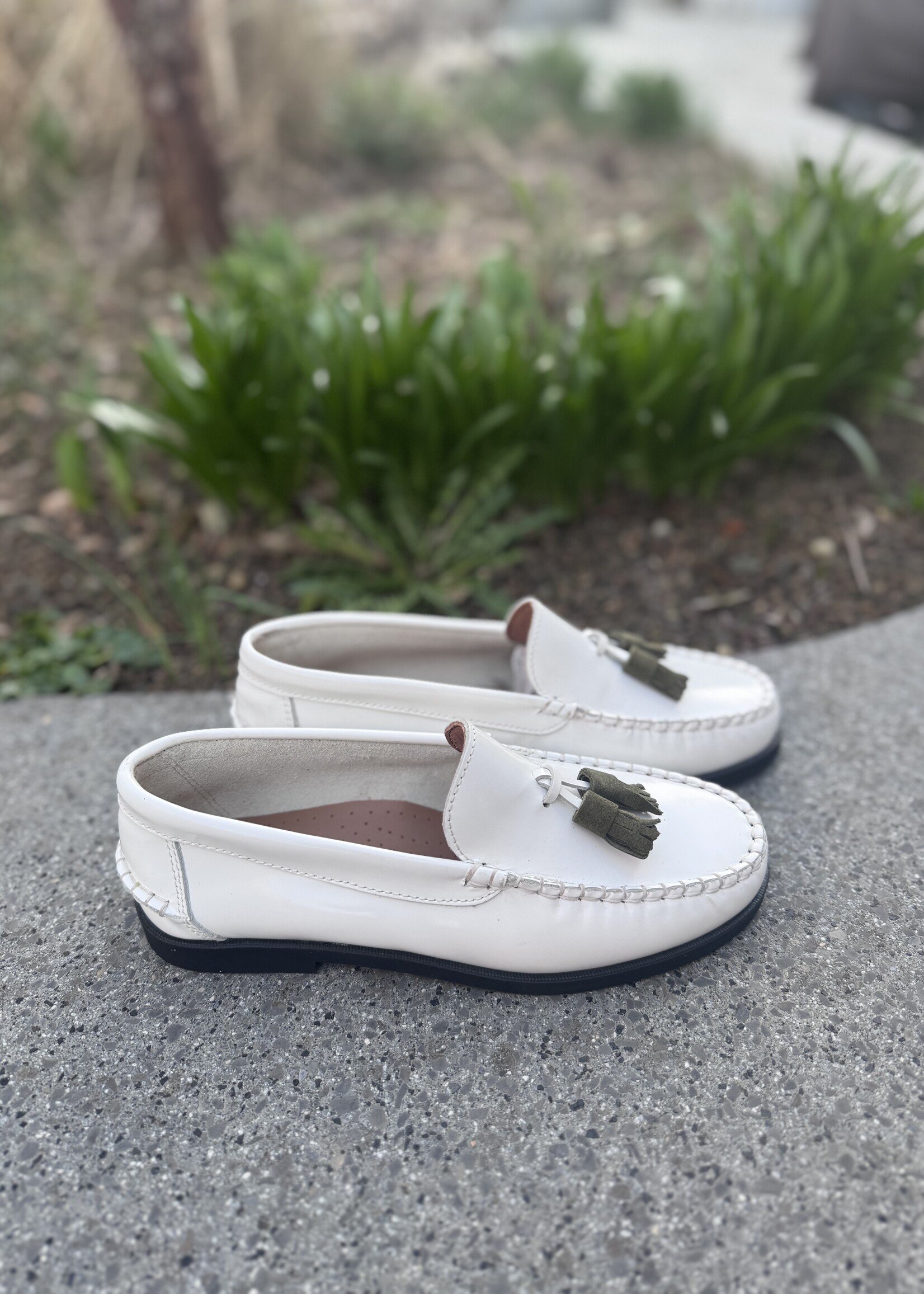 Confetti 2700-3 mocassin bianco musgo