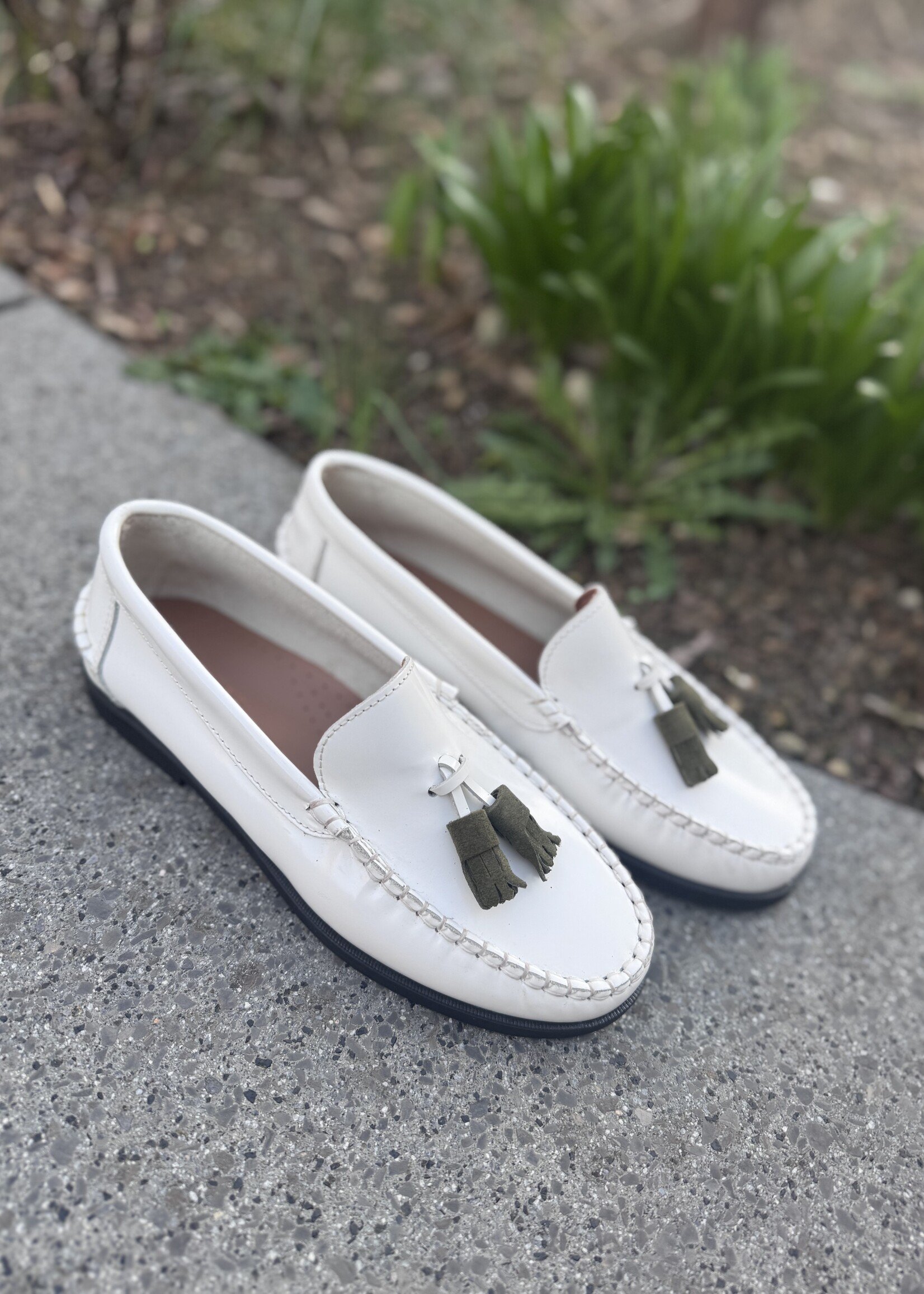 Confetti 2700-3 mocassin bianco musgo