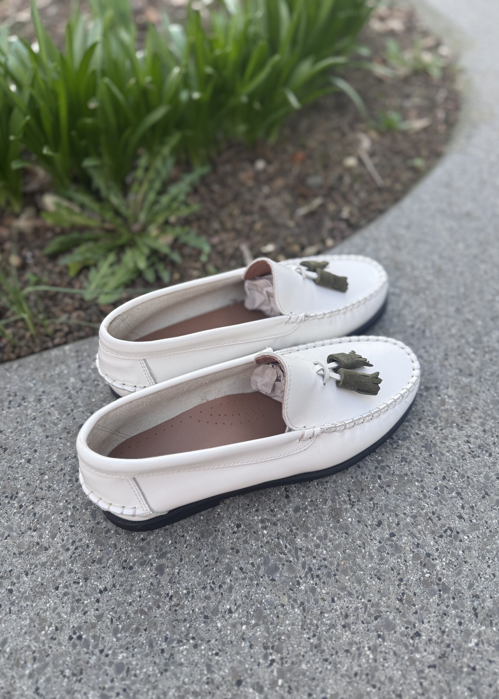 Confetti 2700-3 mocassin bianco musgo