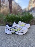 Saucony ride millennium white silver yellow