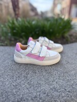 Ocra 975 sneaker off white roze velcro