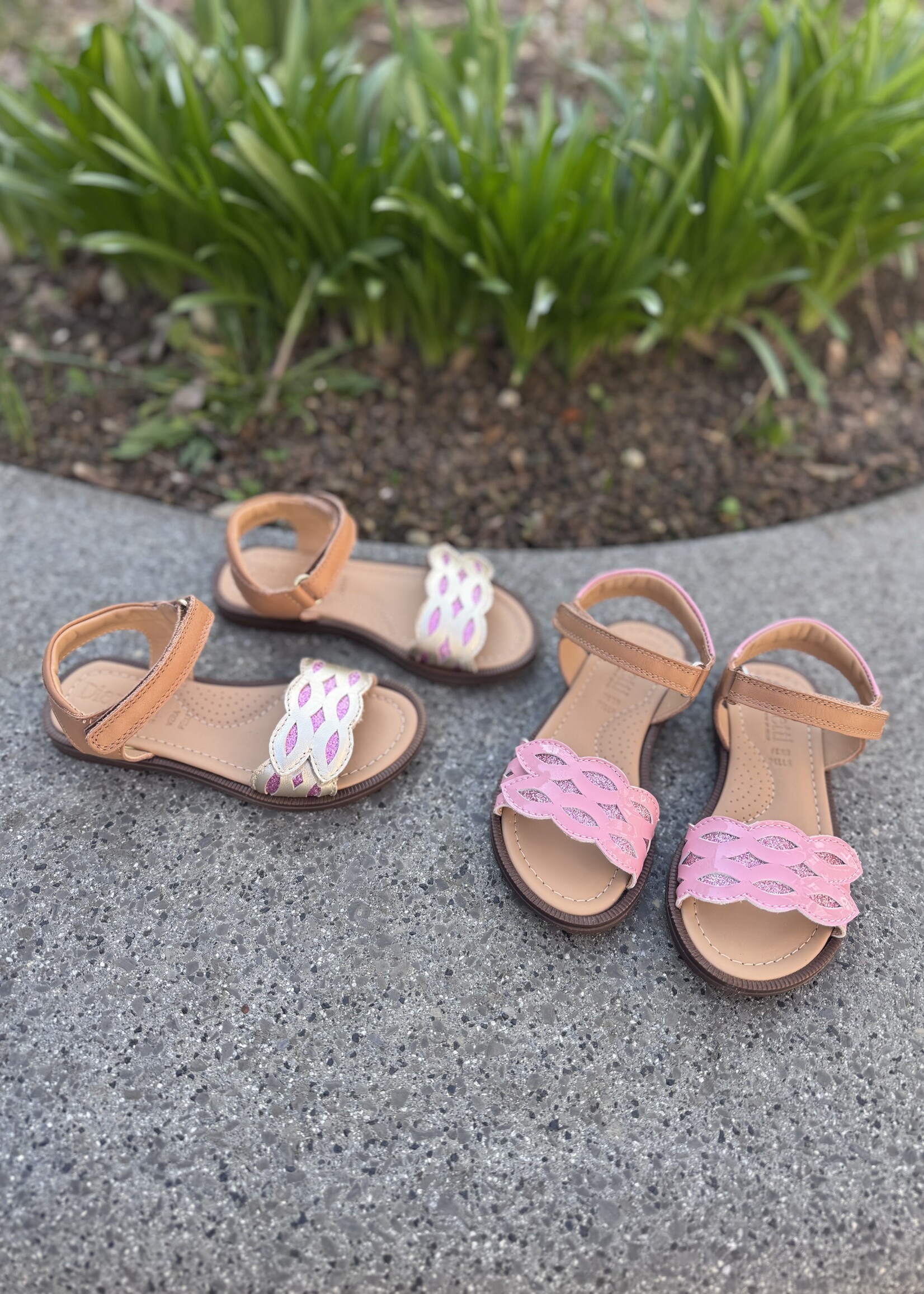 Dianetti 1697 sandaal platino amarena