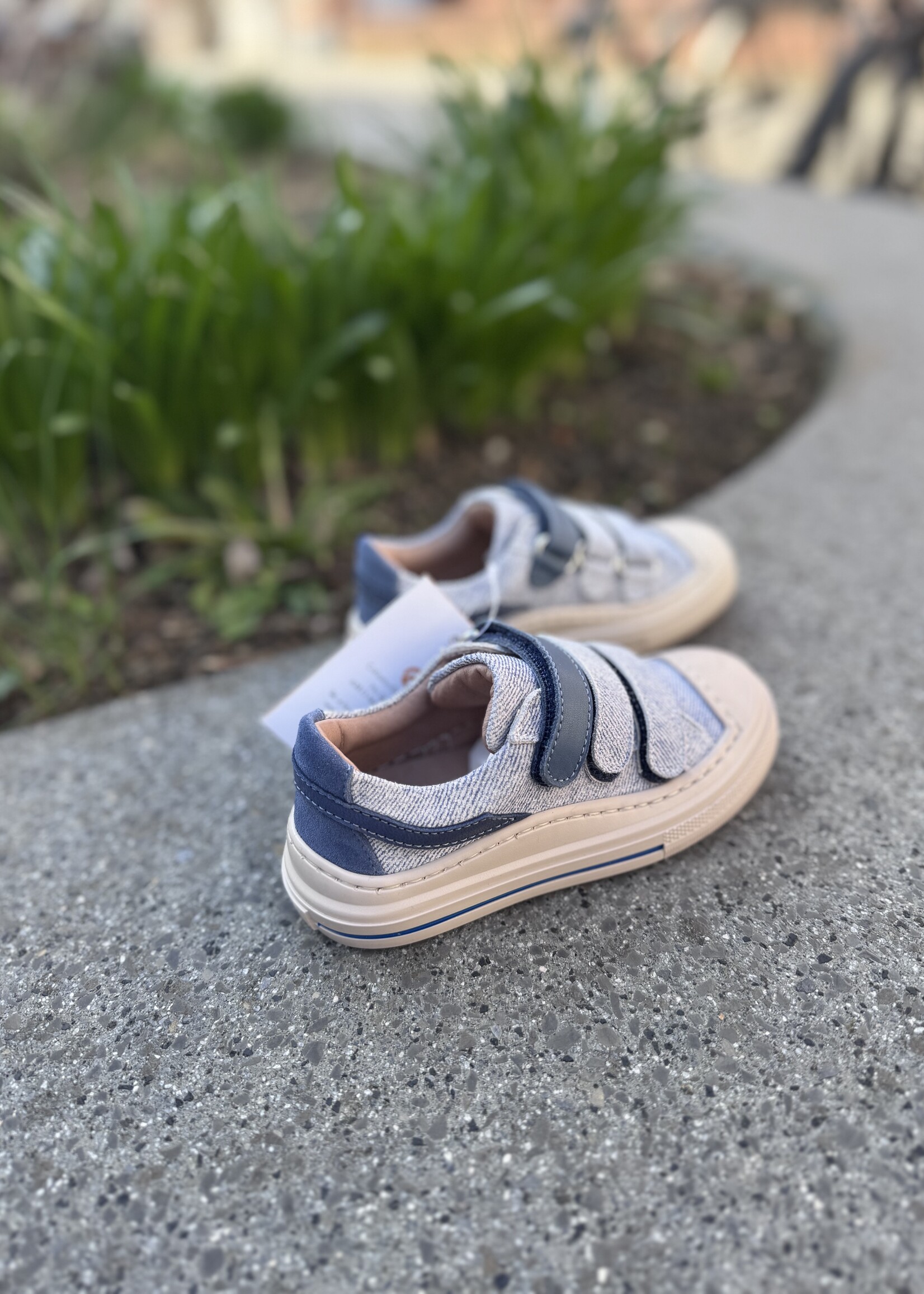 Luca E2610027 sneaker blauw velcro