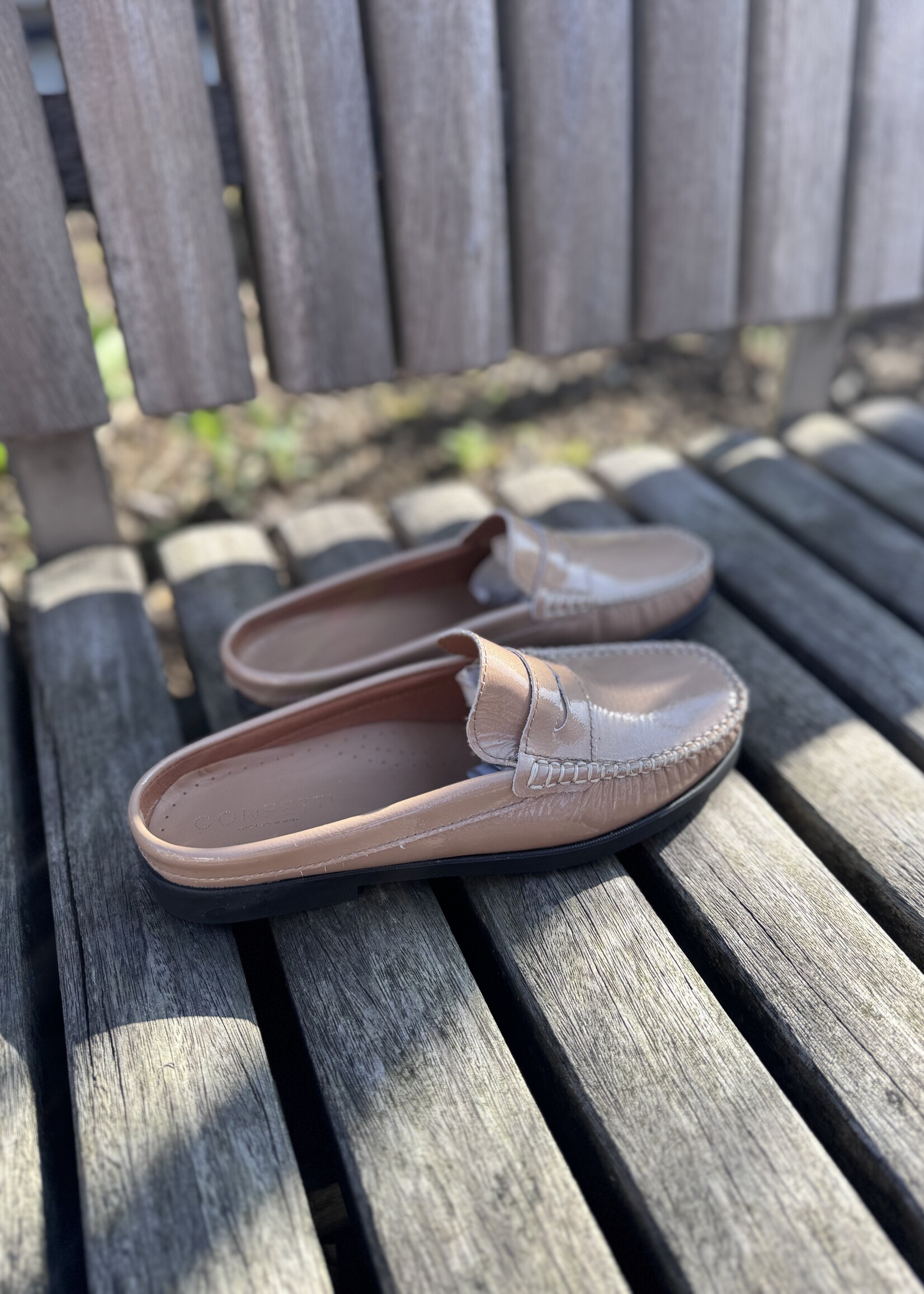 Confetti 2703 mocassin open heel afrodita