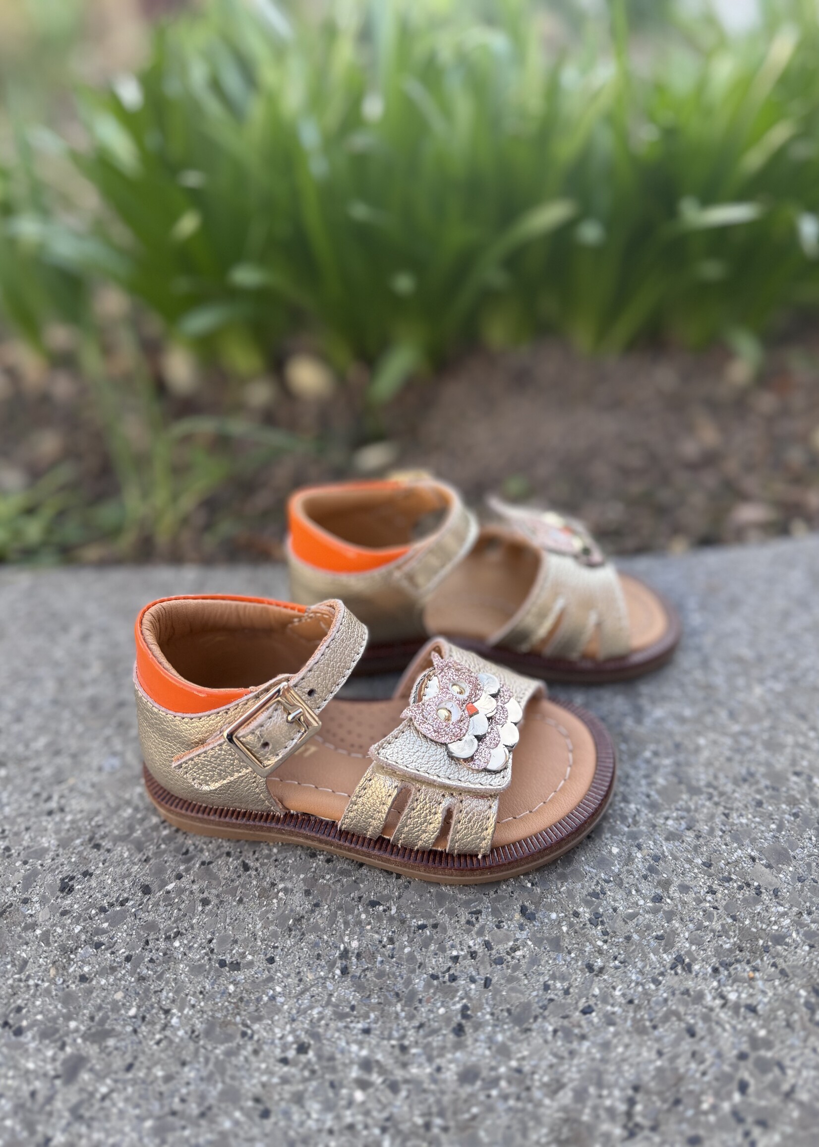 Bana & Co 26132121 sandaal laminato platino