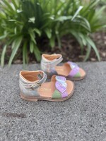 Rondinella 4660-7 sandaal lila zilver groen