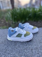 Zedo sneaker wit blauw oker