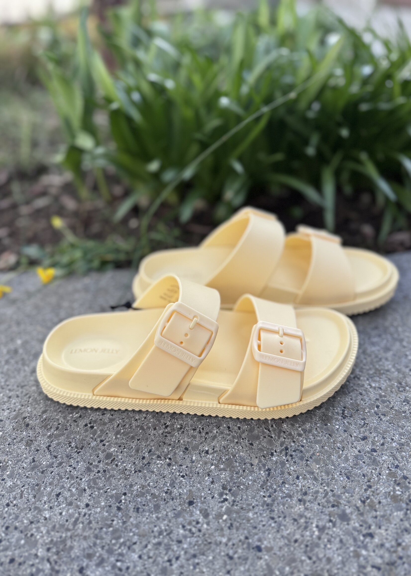 Lemon yelly Elise slipper baby yellow