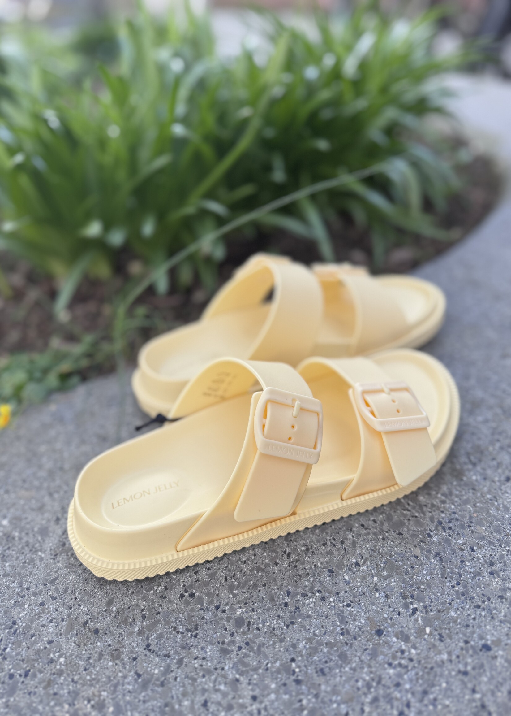 Lemon yelly Elise slipper baby yellow