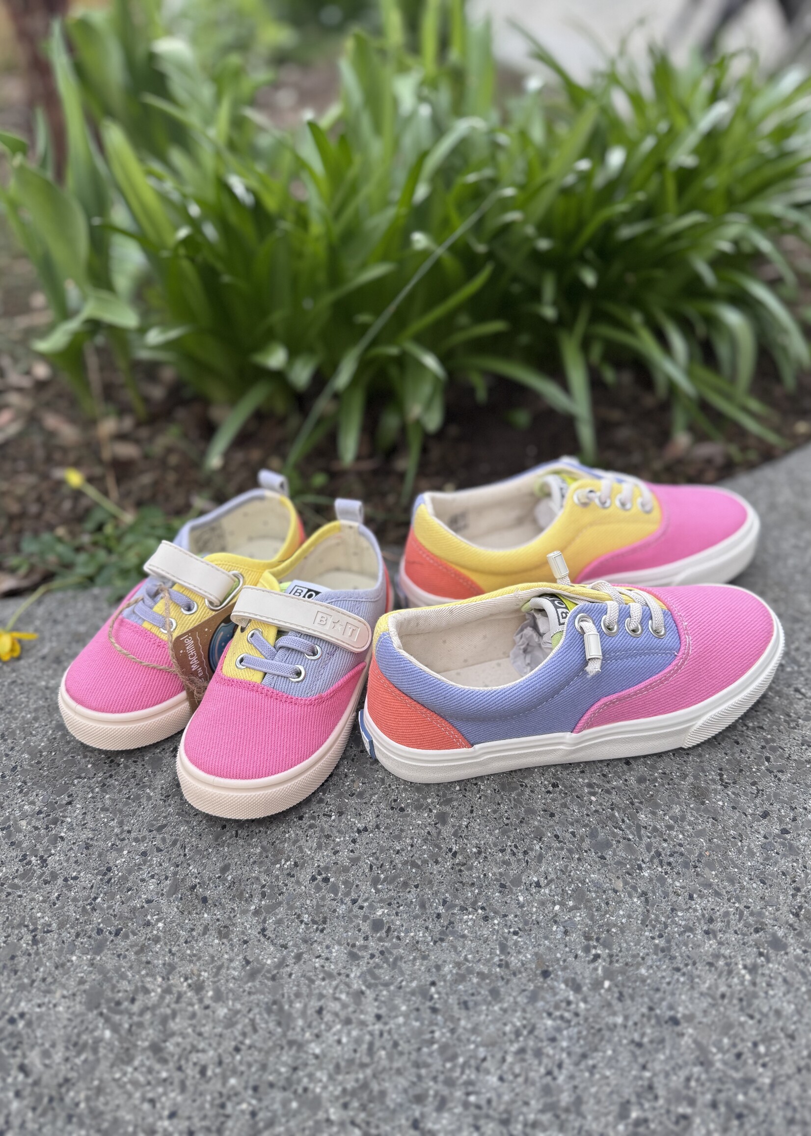 Bonton board easy lace canvas multi candy pink