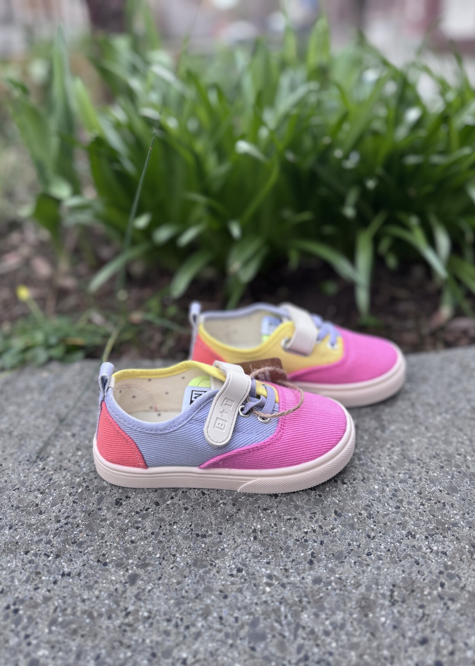 Bonton board easy lace canvas multi candy pink