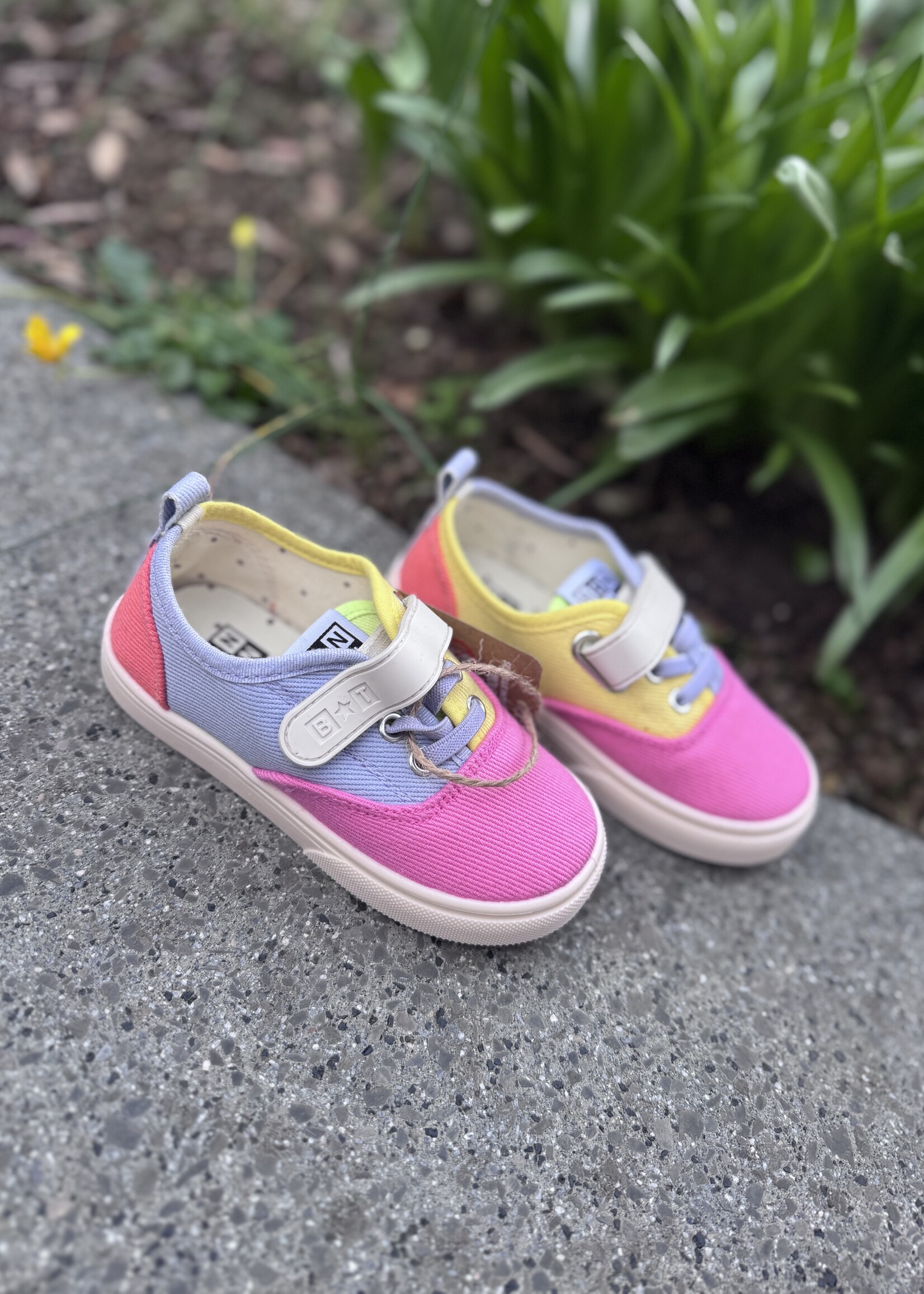 Bonton board easy lace canvas multi candy pink