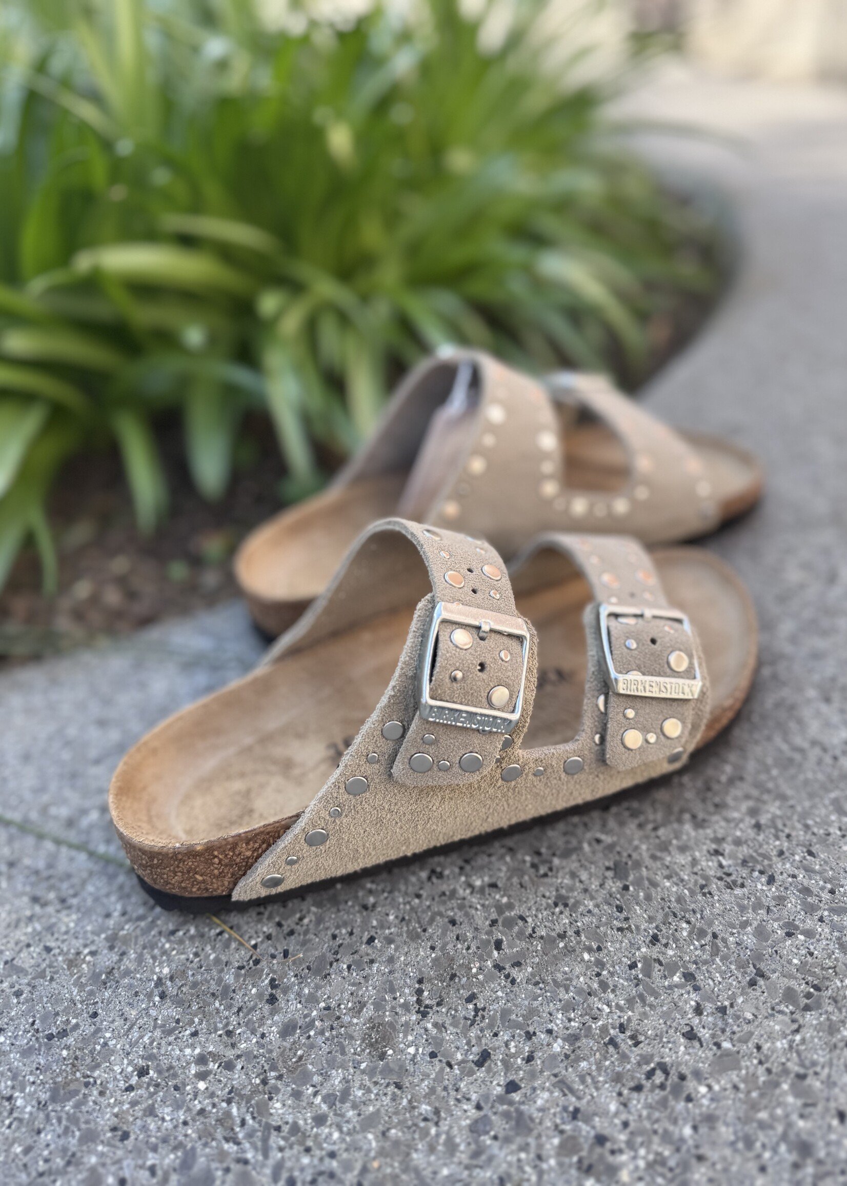 Birkenstock arizona rivet LEVE taupe