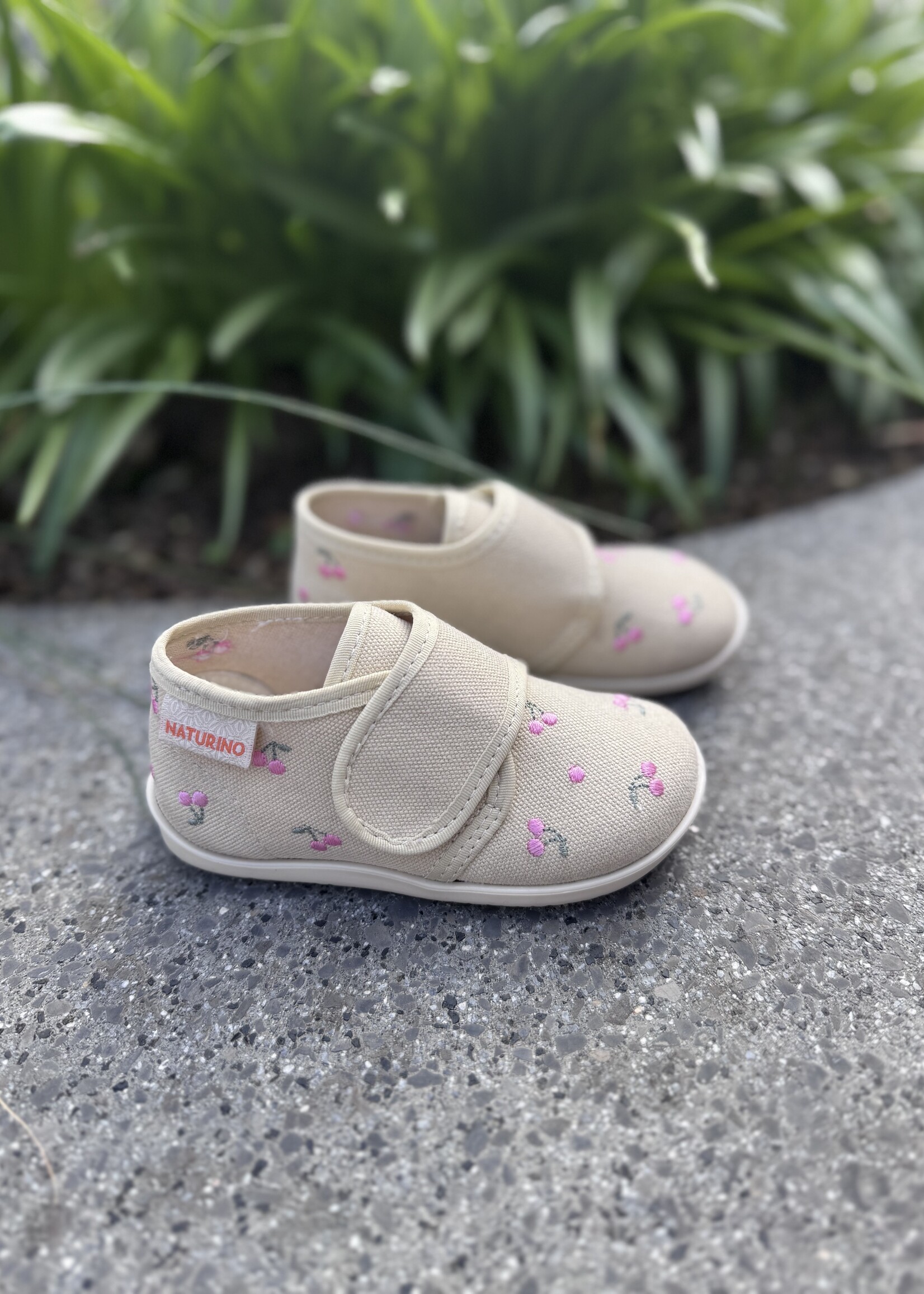 Naturino Mellia pantoffel canvas ecru