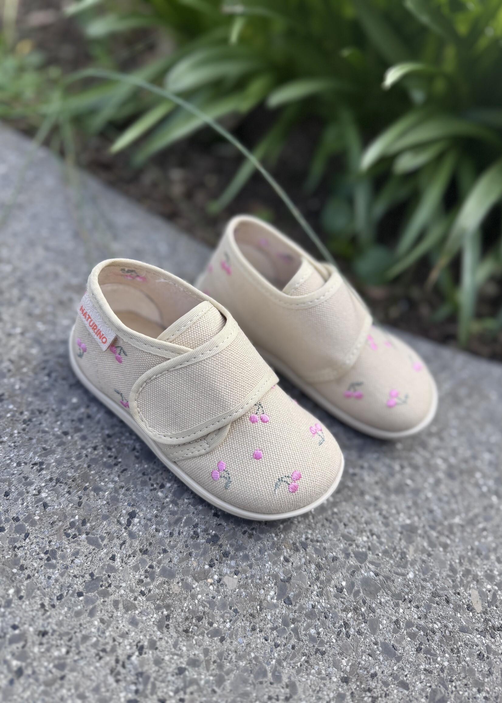 Naturino Mellia pantoffel canvas ecru