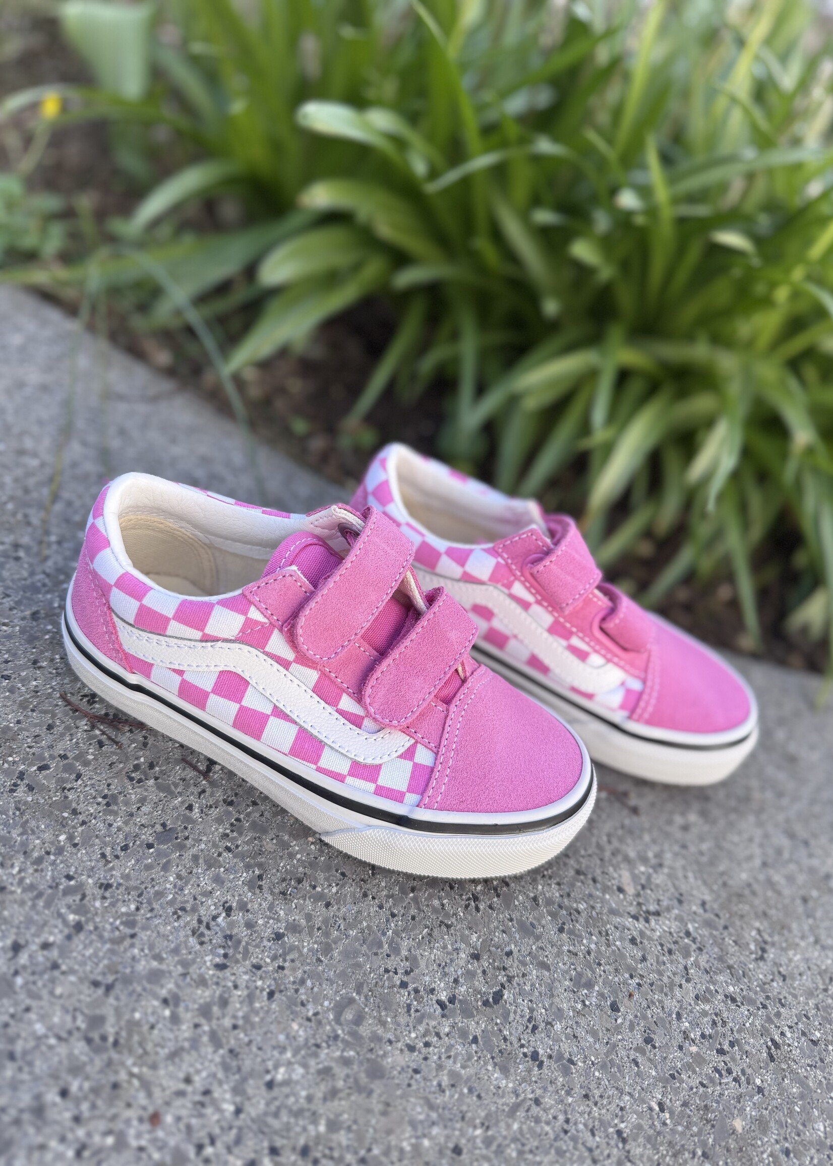 Vans old skool color theory checkerboard pink fizz