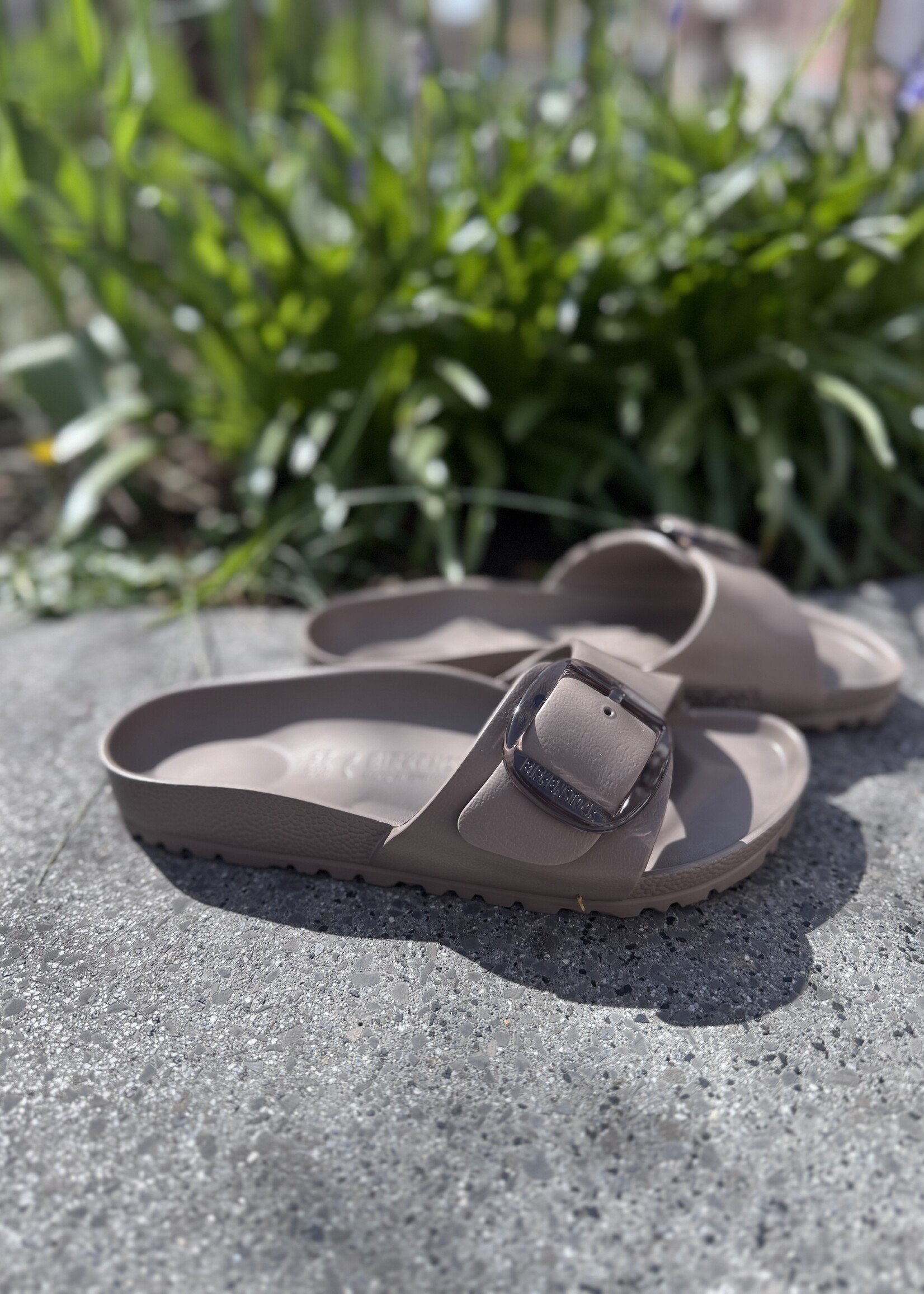 Birkenstock Madrid big buckle EVA Gray taupe