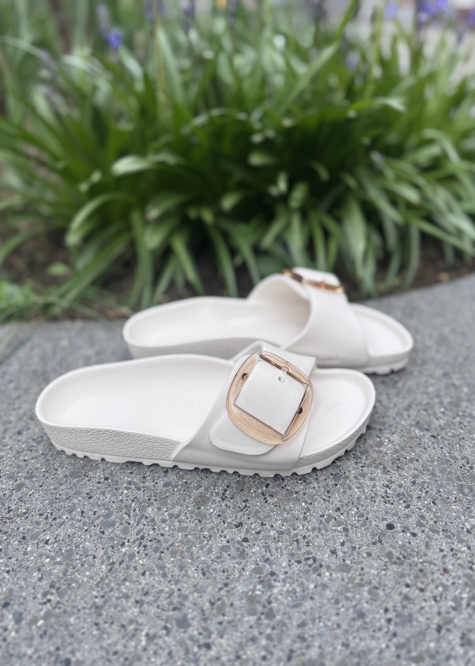 Birkenstock Madrid big buckle EVA eggshell