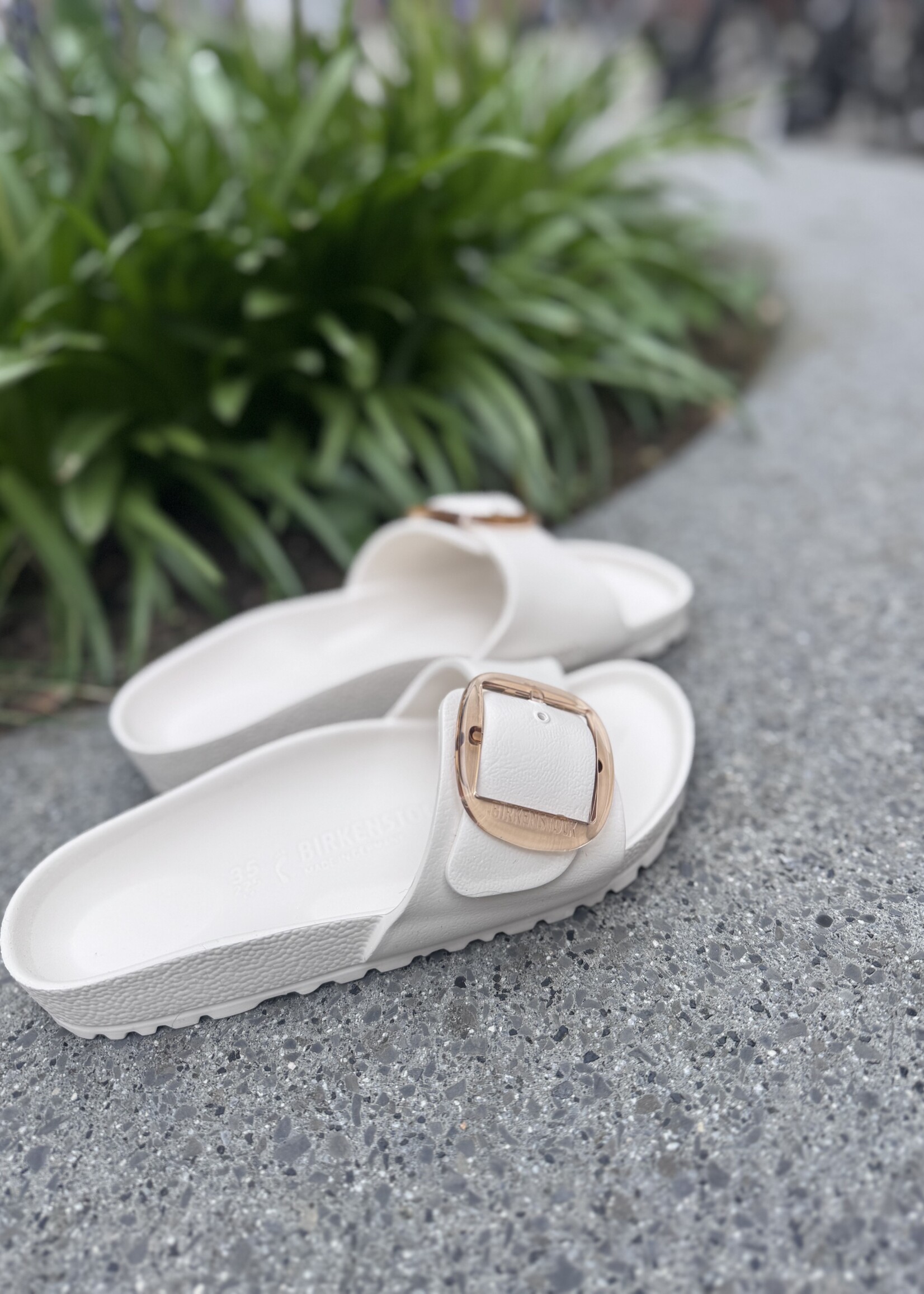 Birkenstock Madrid big buckle EVA eggshell