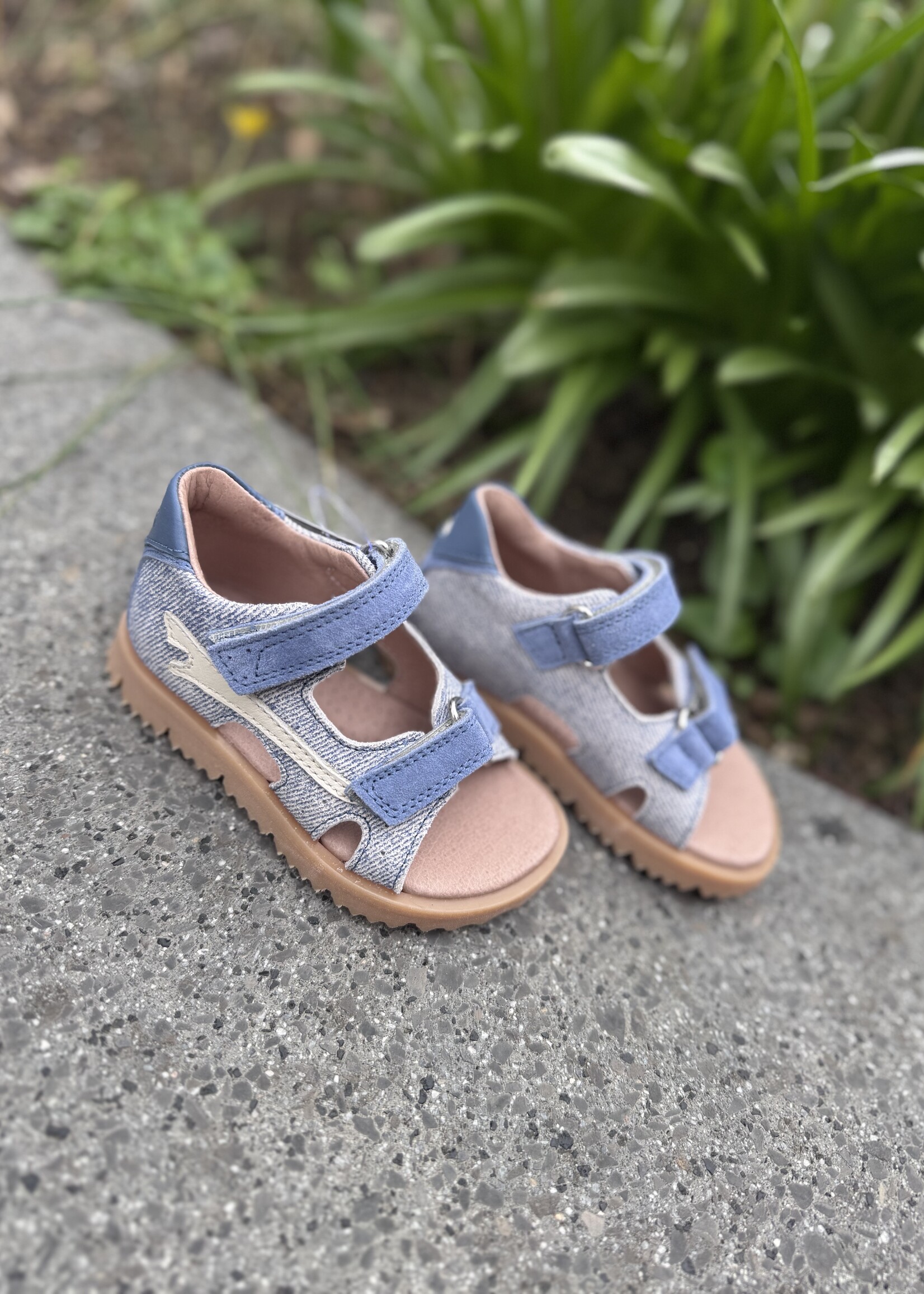 Luca E2643100 sandaal jeansblauw