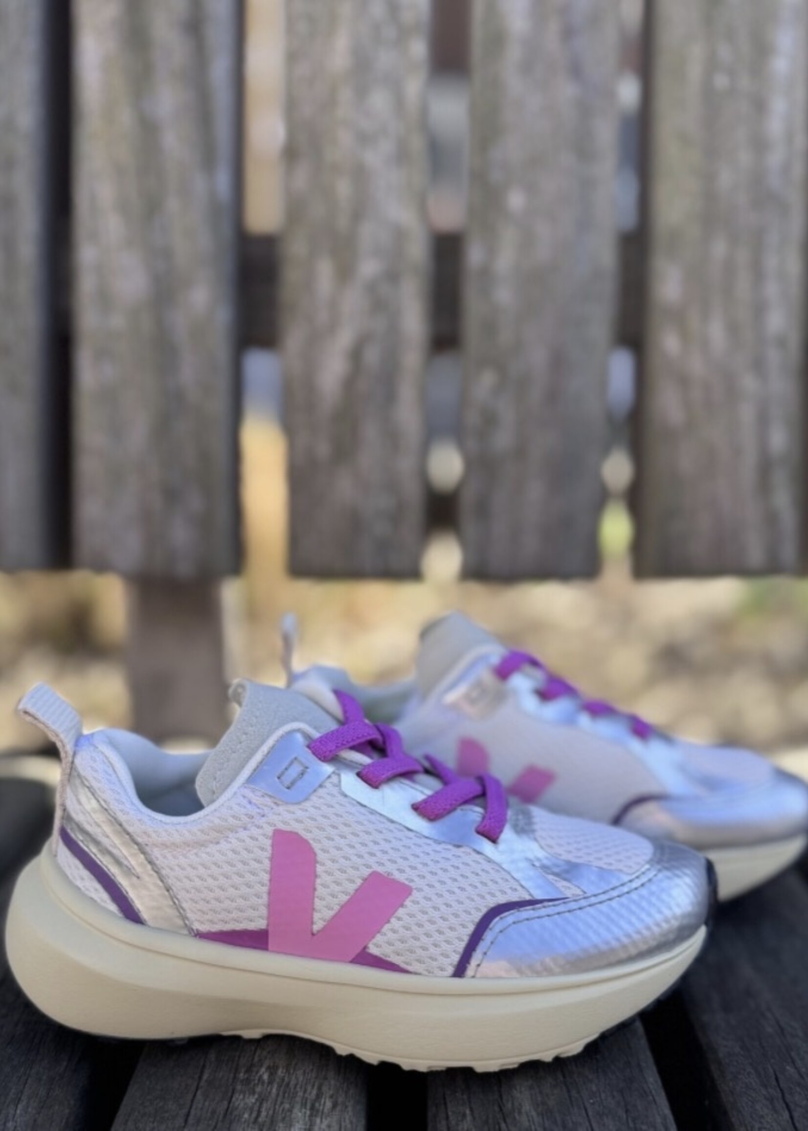 VEJA small canary alvmesh gravel malibu silver