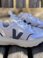 VEJA small canary alvmesh light grey california silver