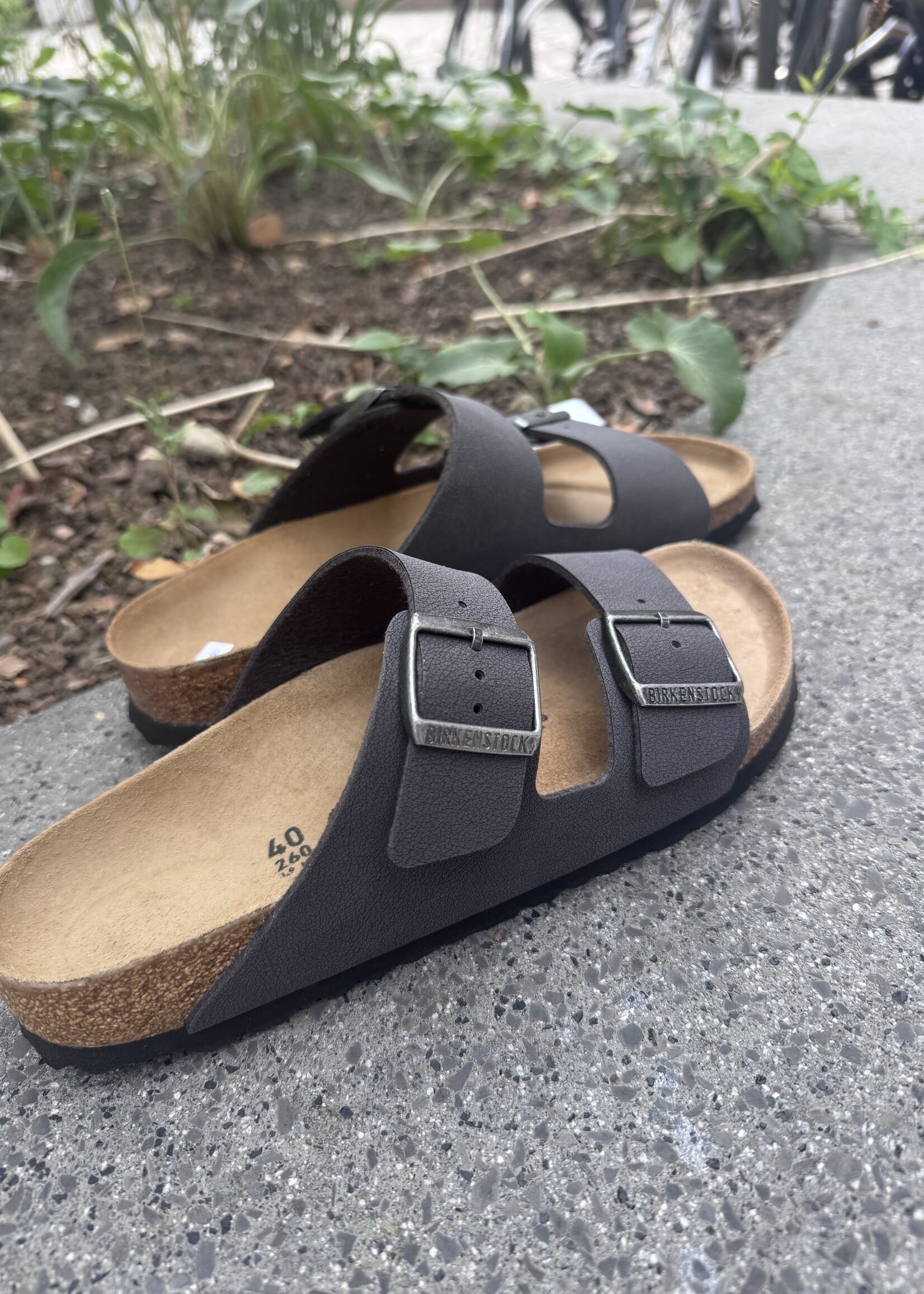 Birkenstock Arizona BFBC velvet grey