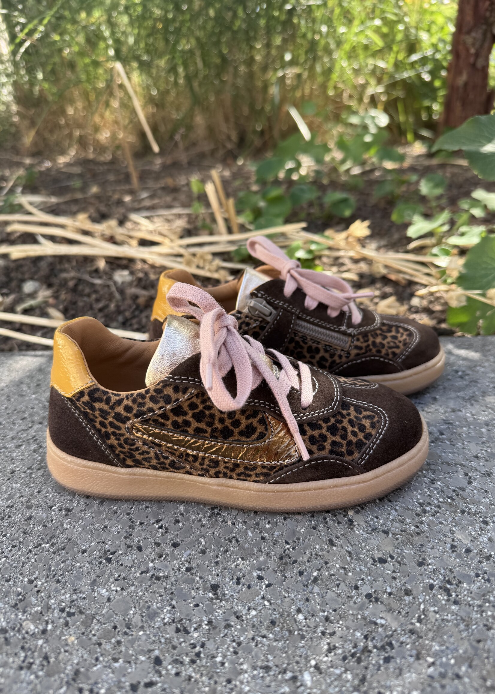 Romagnoli  9613R082 sneaker mini leopard cammello