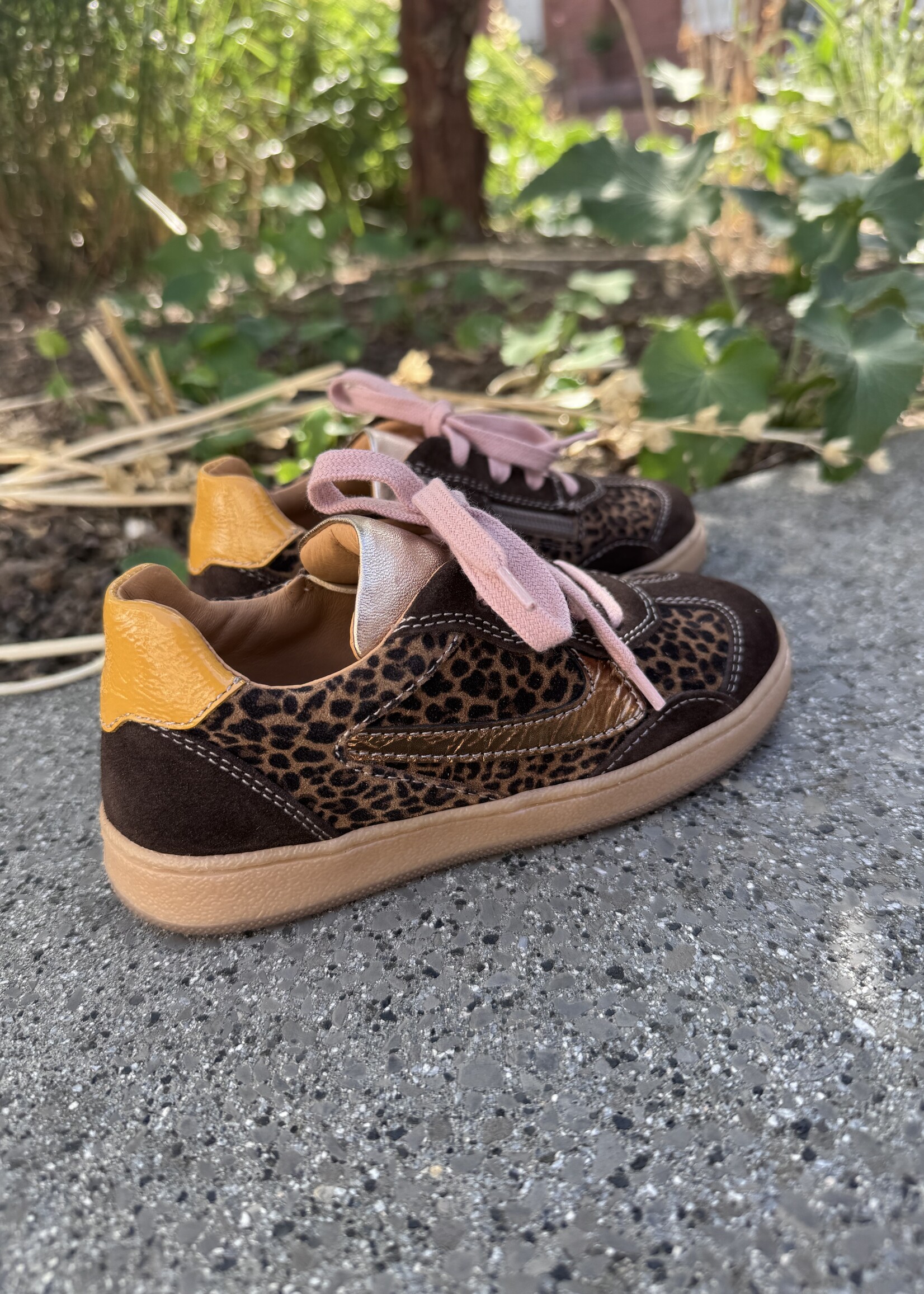 Romagnoli  9613R082 sneaker mini leopard cammello