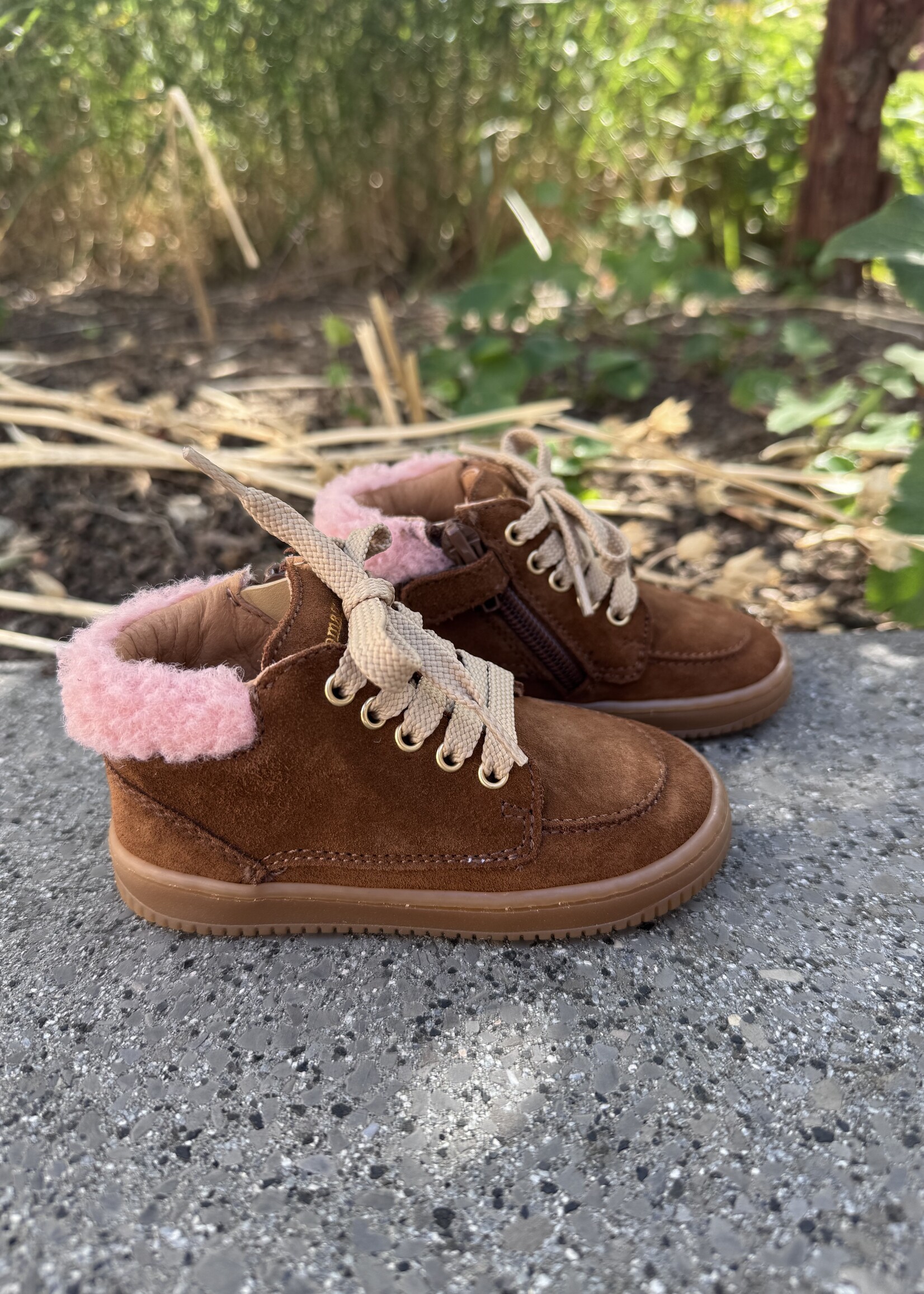 Romagnoli 9026R038 eerste stapper velour cuoio