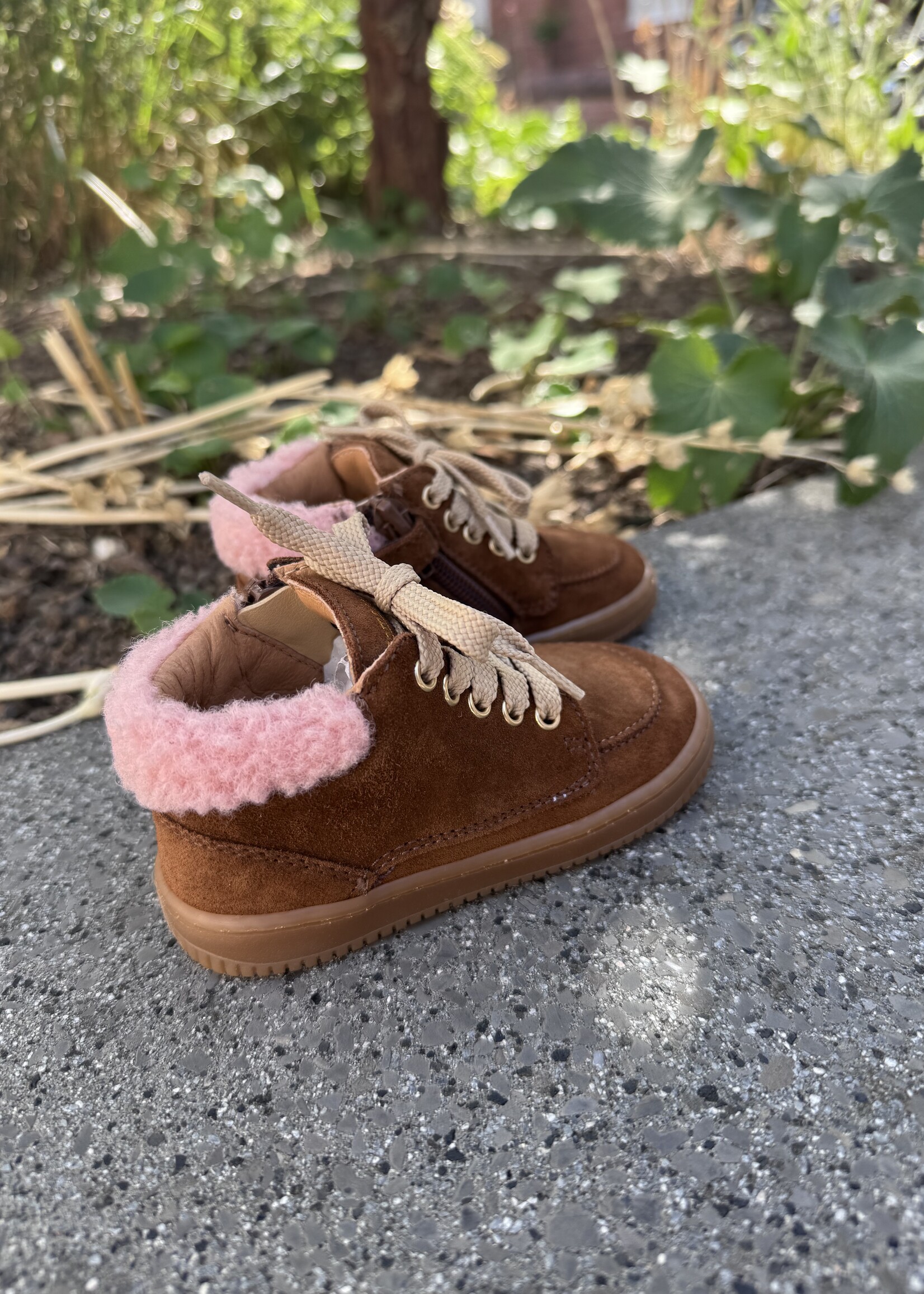 Romagnoli 9026R038 eerste stapper velour cuoio