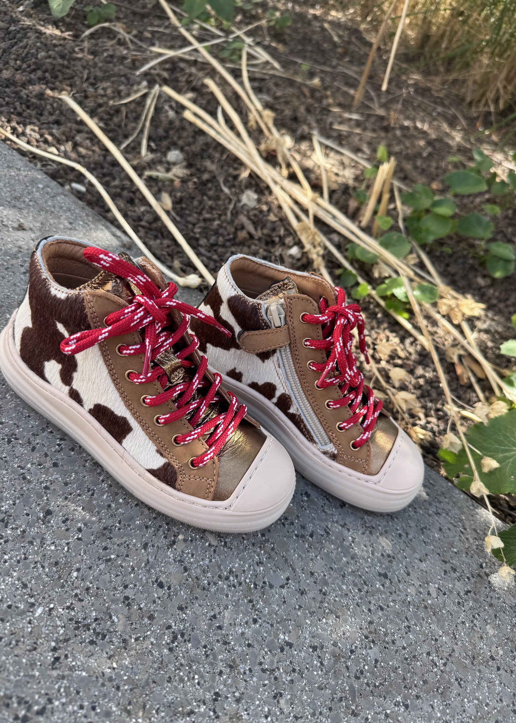 Romagnoli 9571R011 hoge sneaker cav muc beige