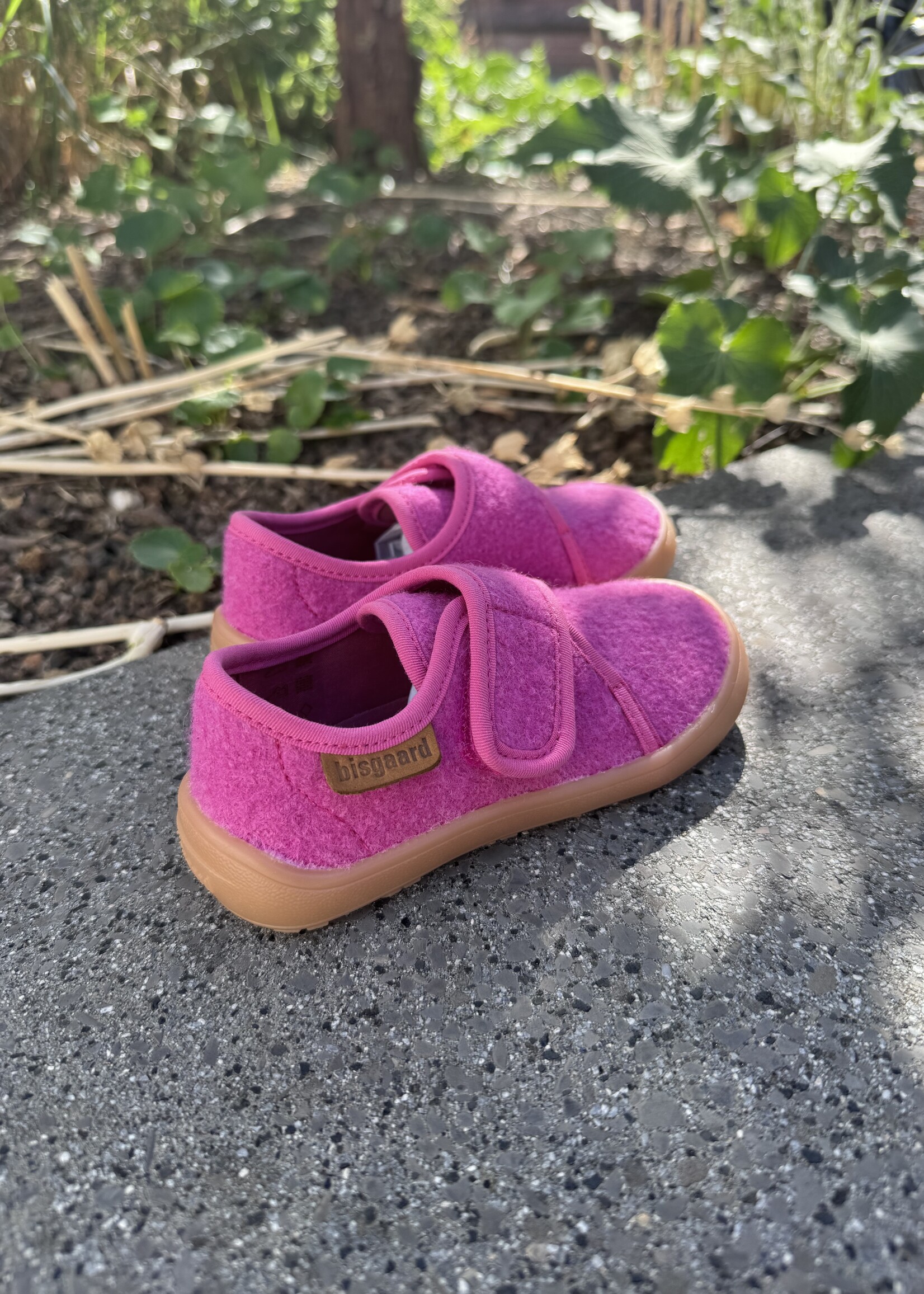 Bisgaard 14104 pantoffel pav deep pink
